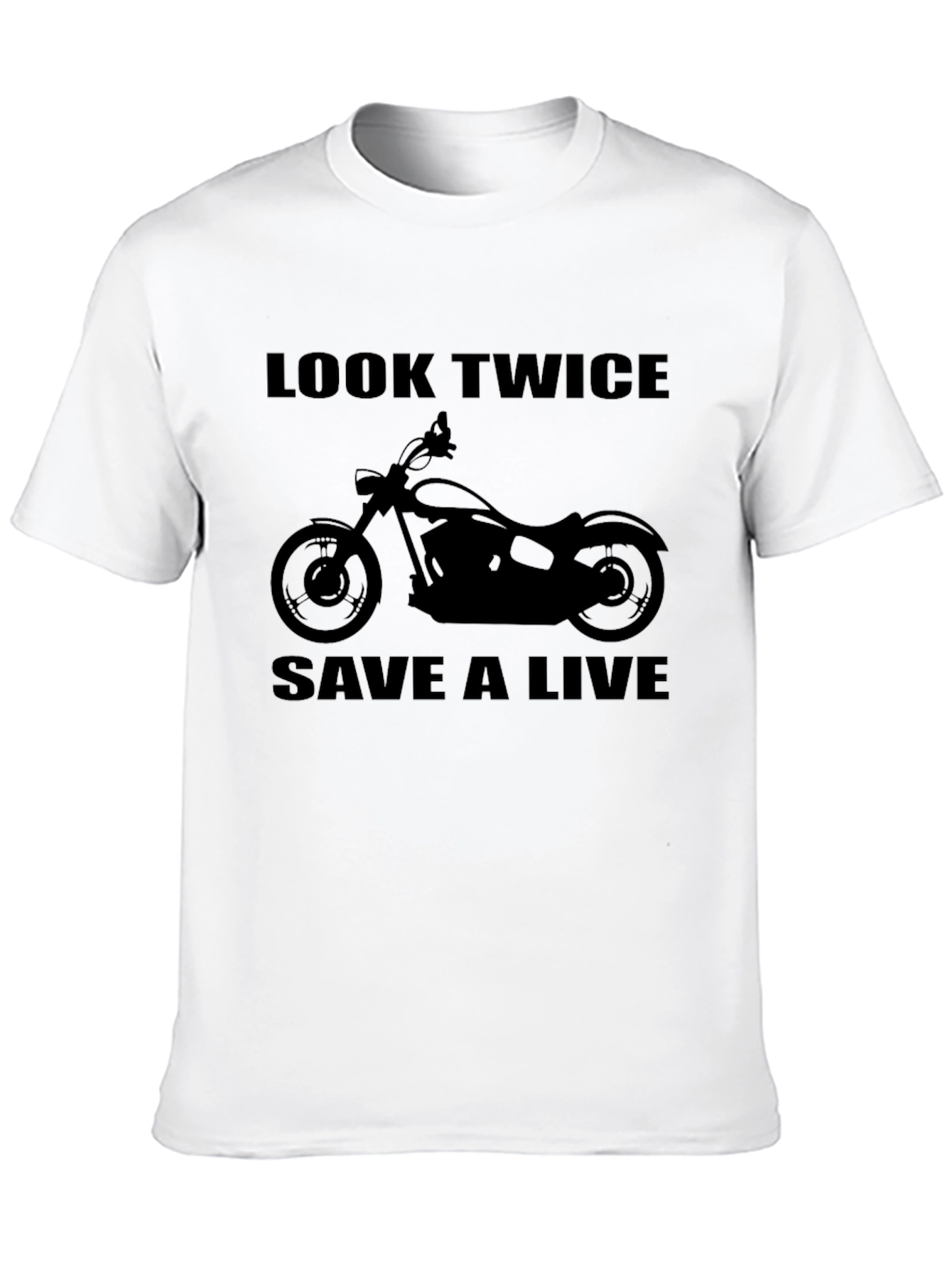 Look Twice Save A Live Motorcycle T-Shirt