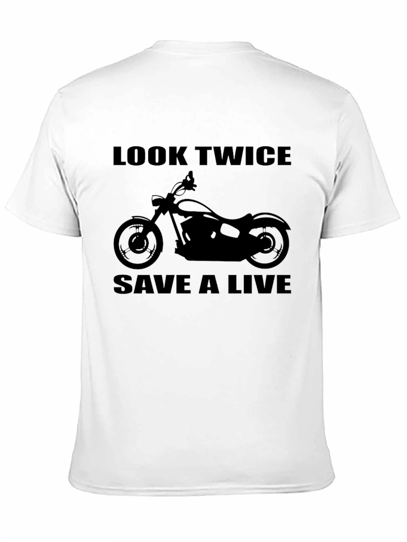 Look Twice Save A Live Motorcycle T-Shirt