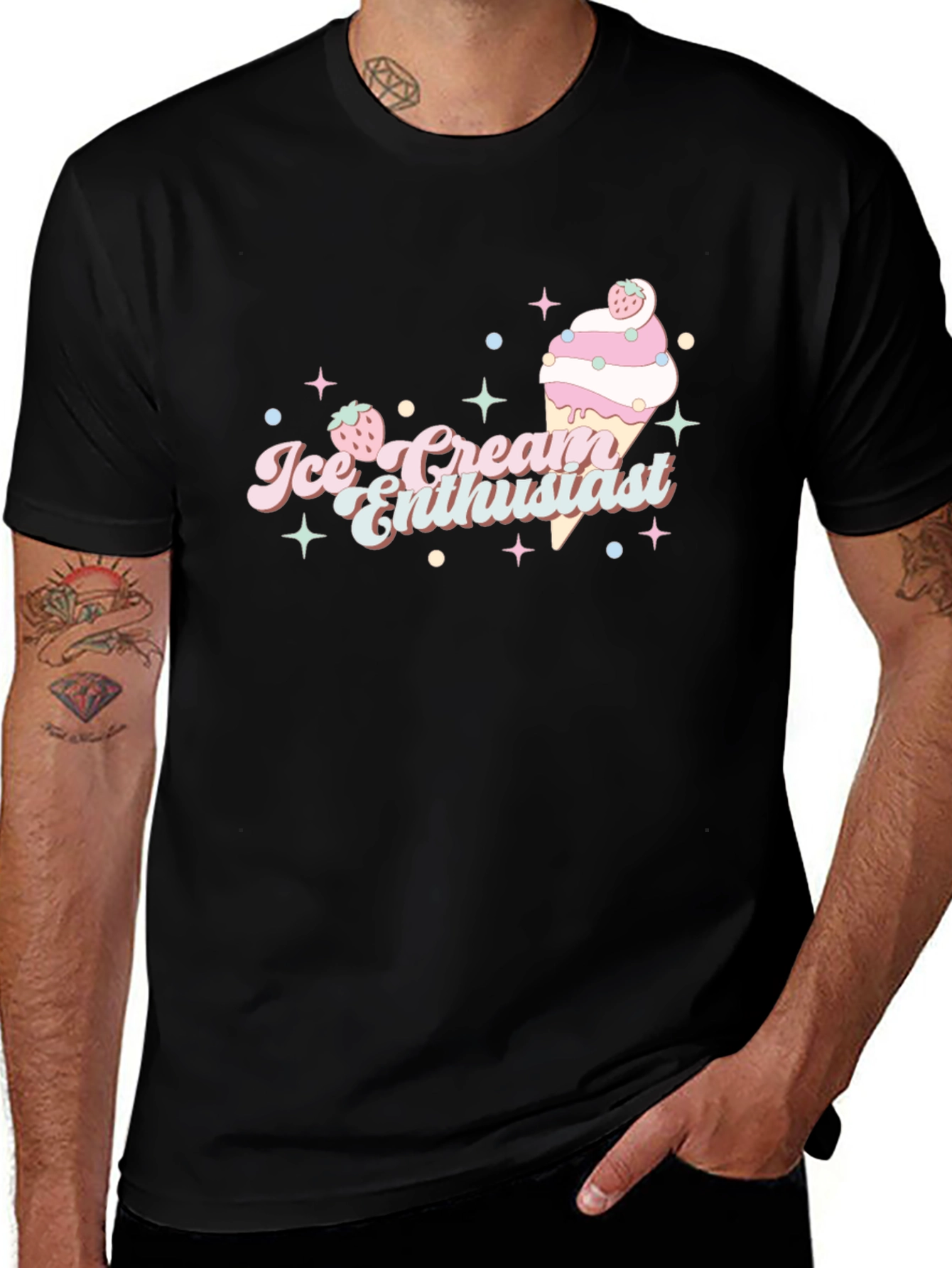 Ice Cream Enthusiast Graphic Tee