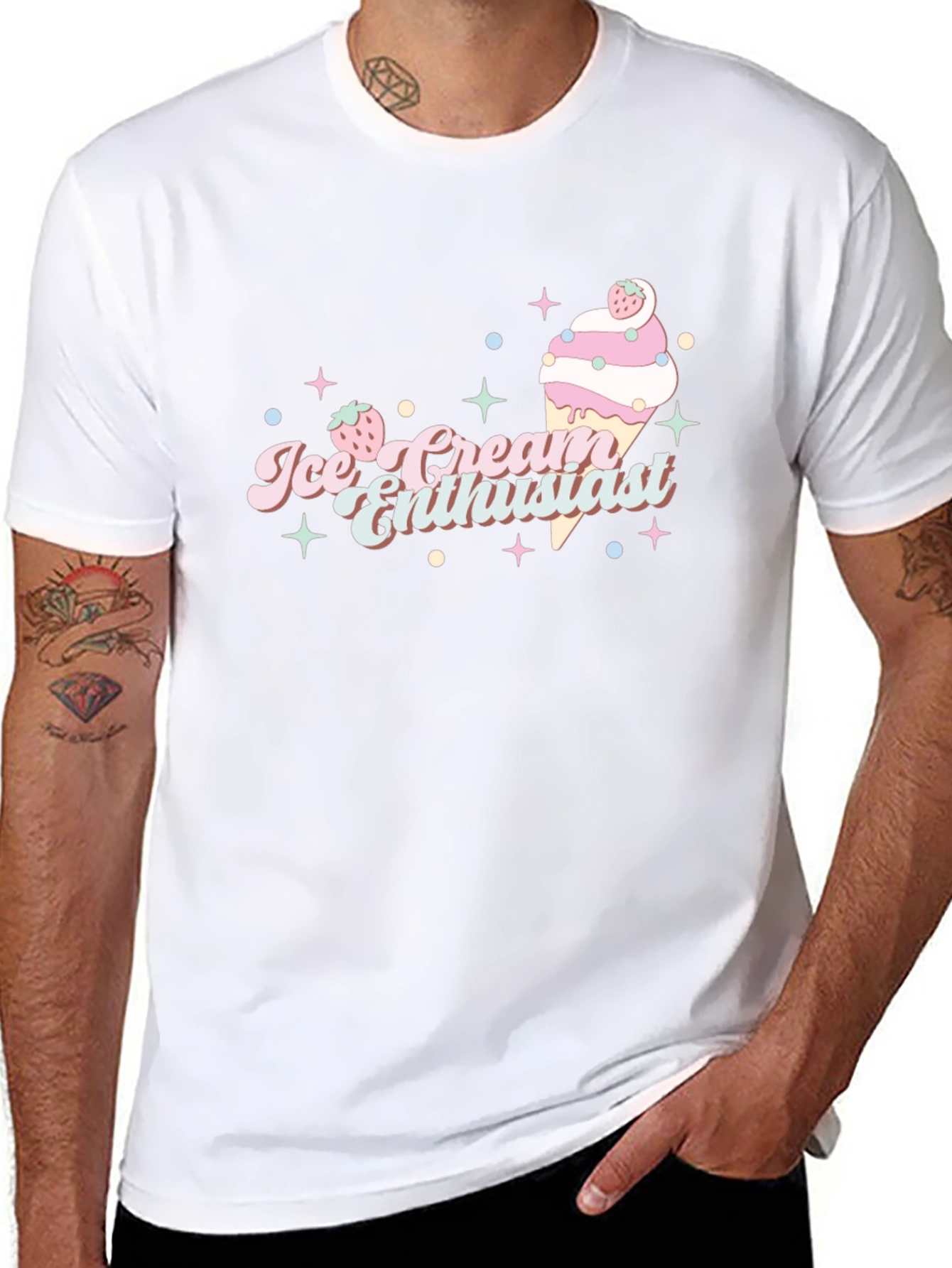 Ice Cream Enthusiast Graphic Tee