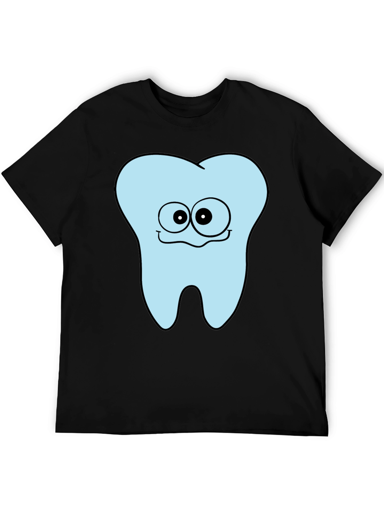 Cartoon Tooth Graphic Tee - Dentist Humor Shirt