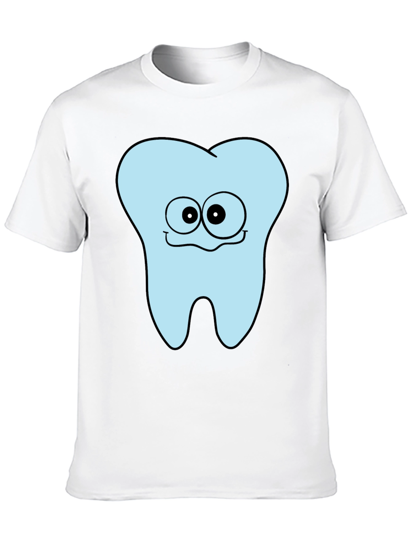 Cartoon Tooth Graphic Tee - Dentist Humor Shirt