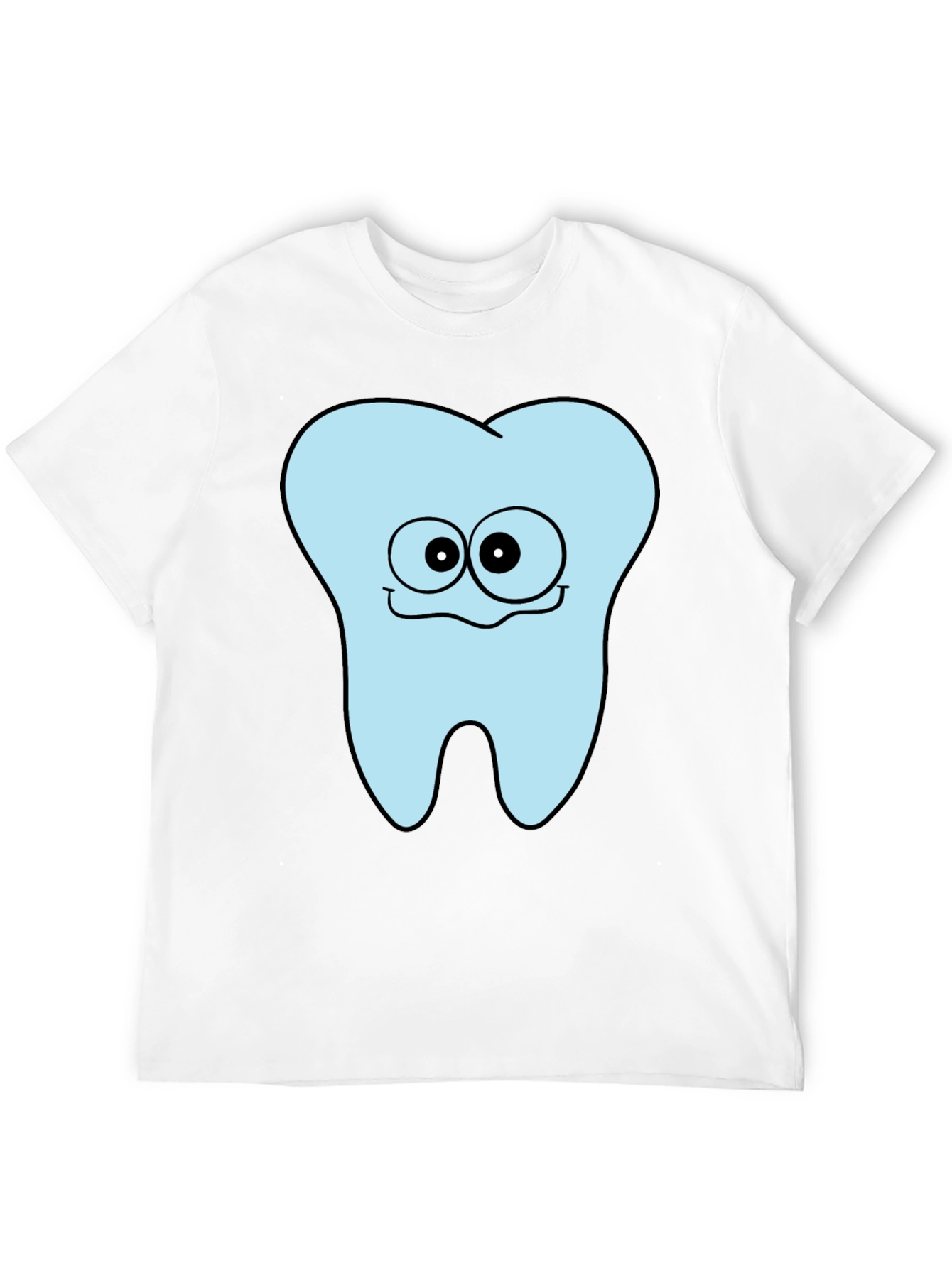 Cartoon Tooth Graphic Tee - Dentist Humor Shirt
