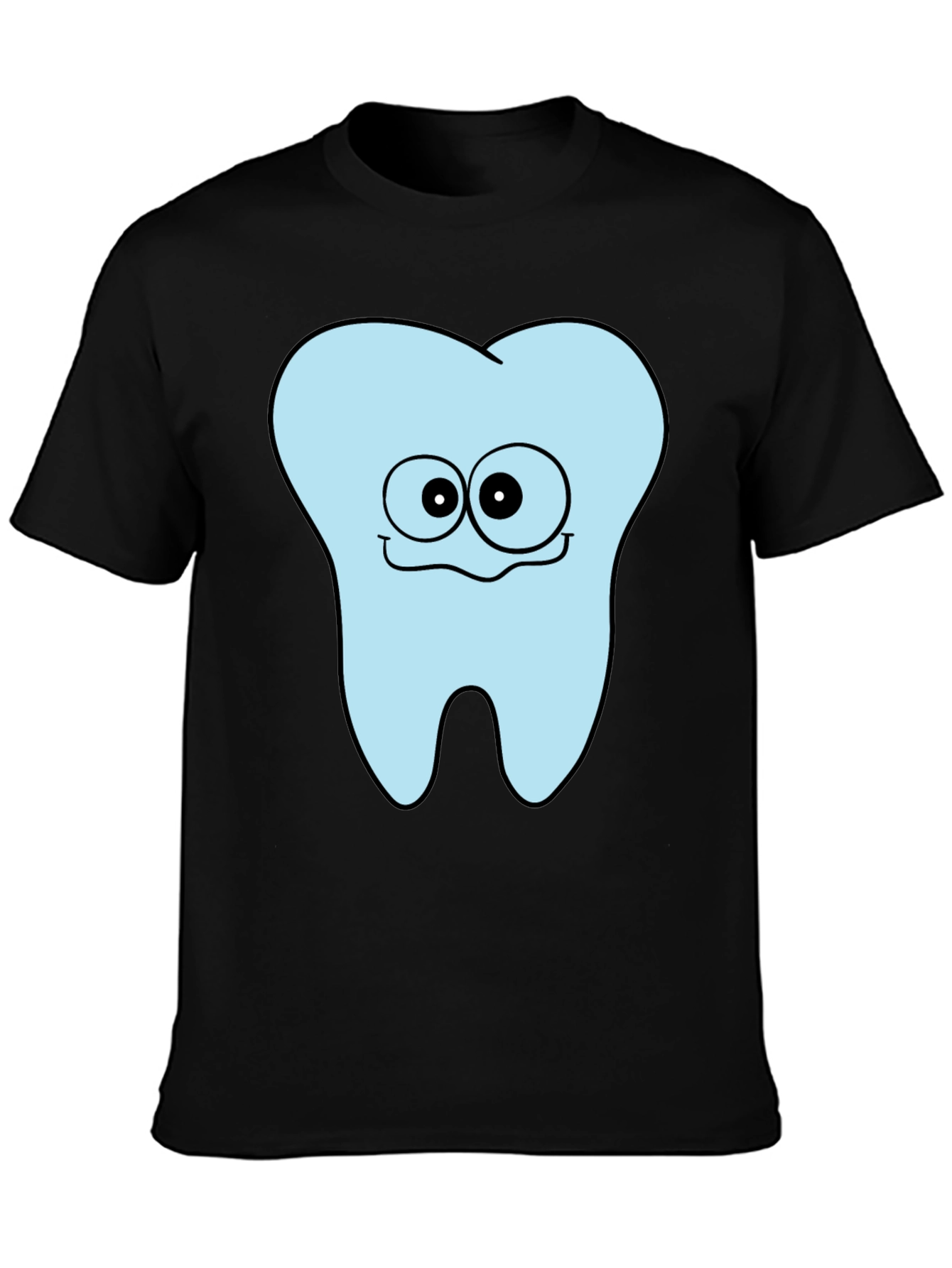 Cartoon Tooth Graphic Tee - Dentist Humor Shirt