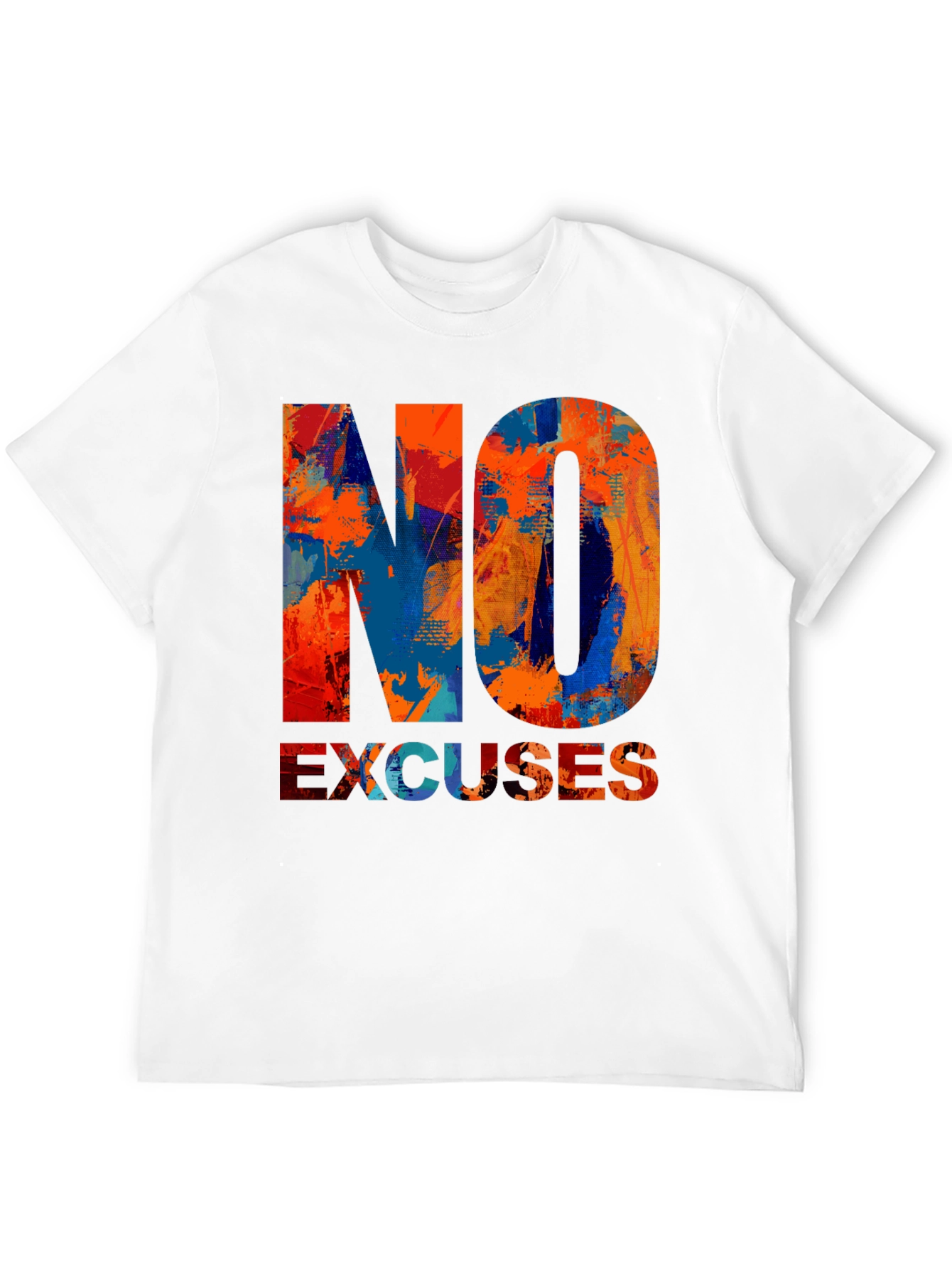 No Excuses Graphic T-Shirt - Motivational Design
