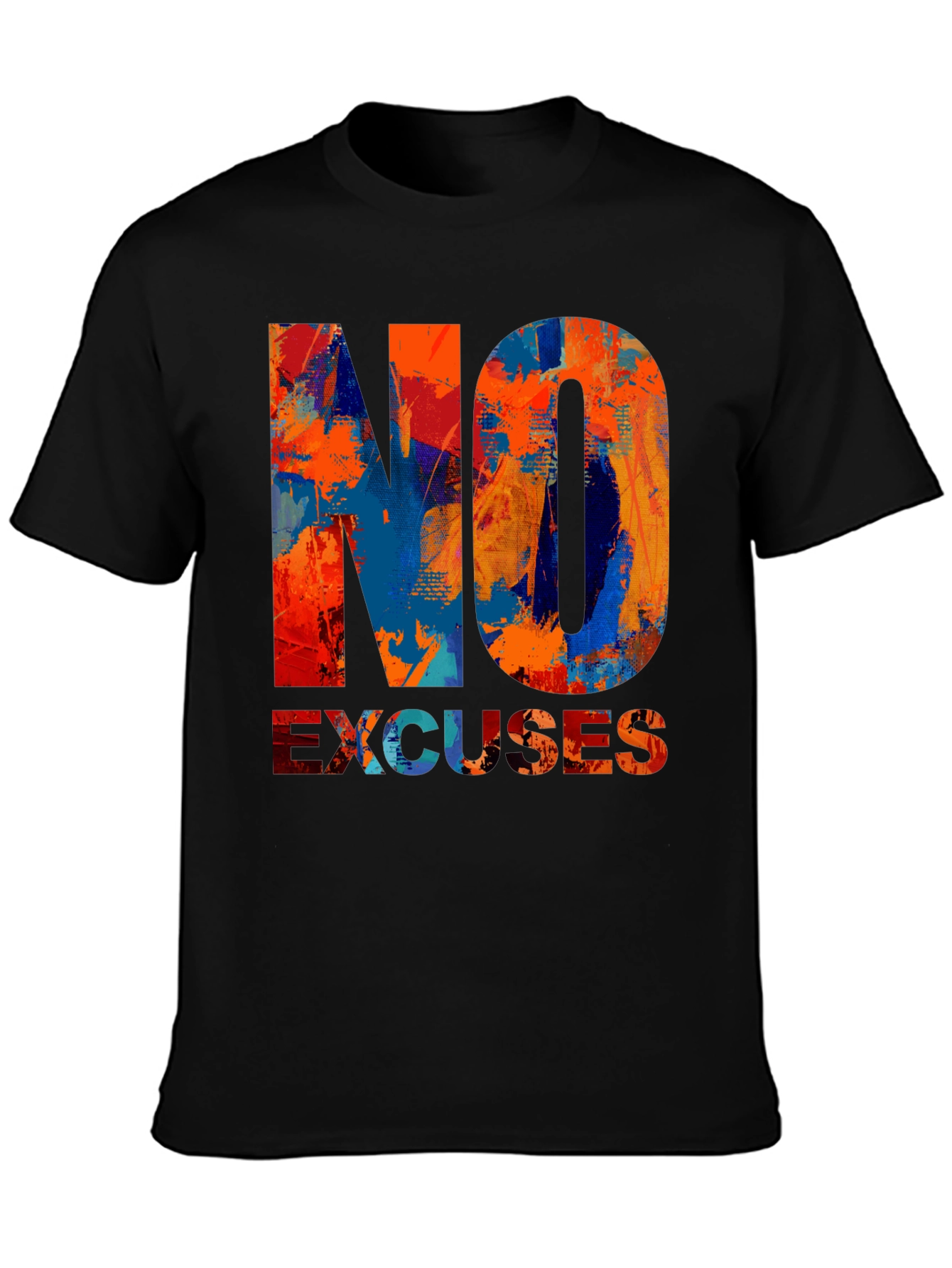 No Excuses Graphic T-Shirt - Motivational Design