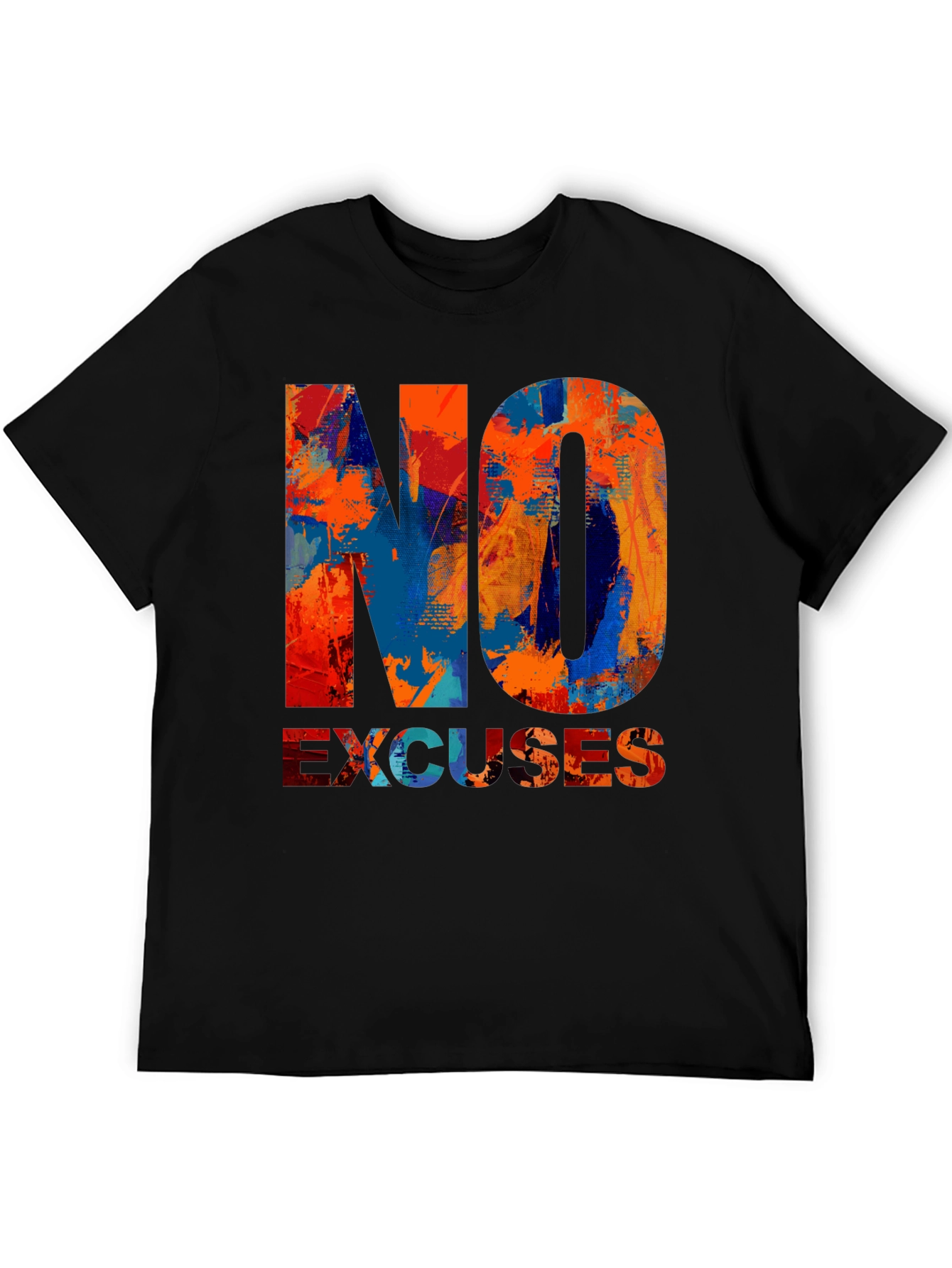No Excuses Graphic T-Shirt - Motivational Design