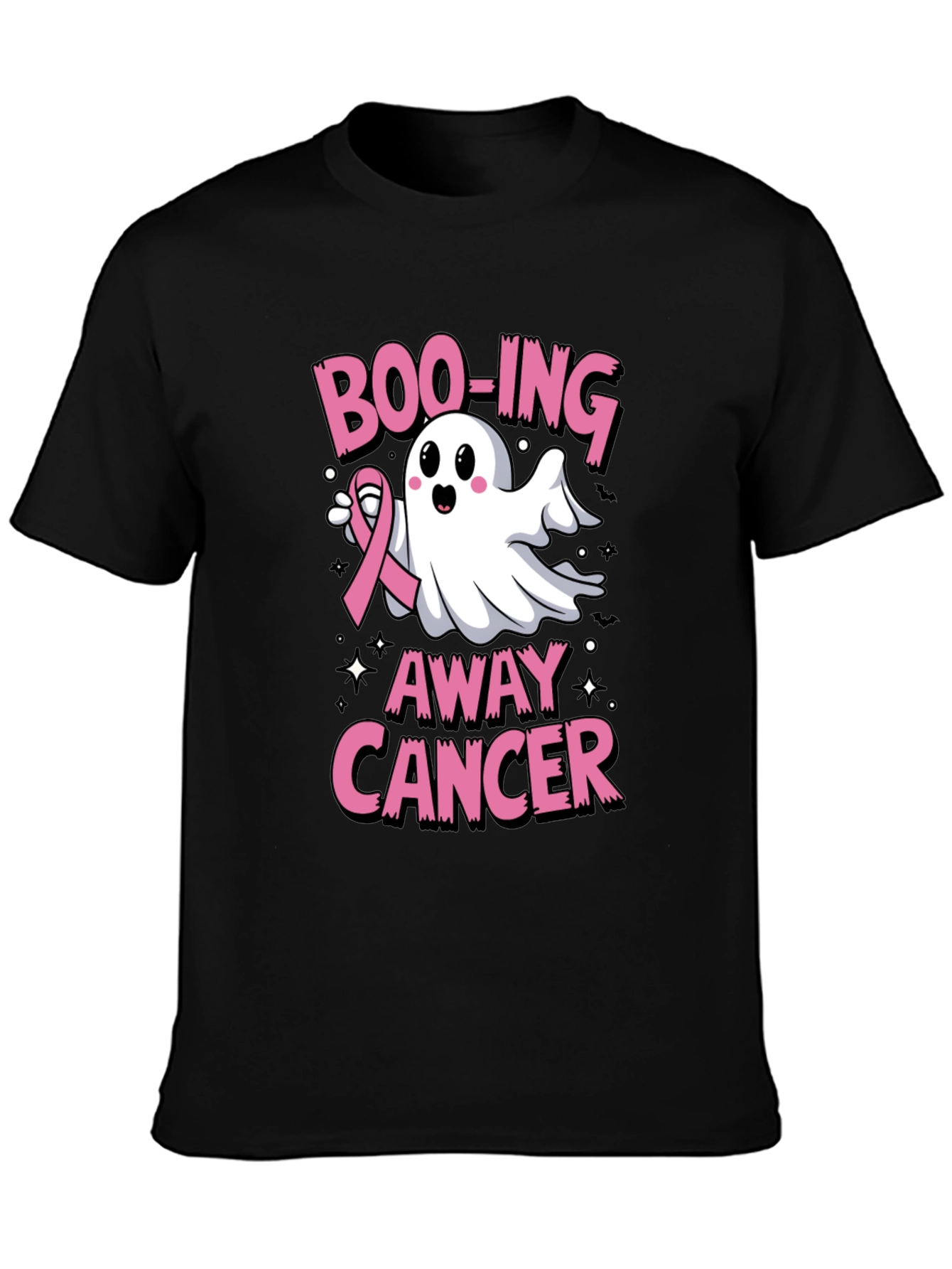 Boo-ing Away Cancer Ghost T-Shirt