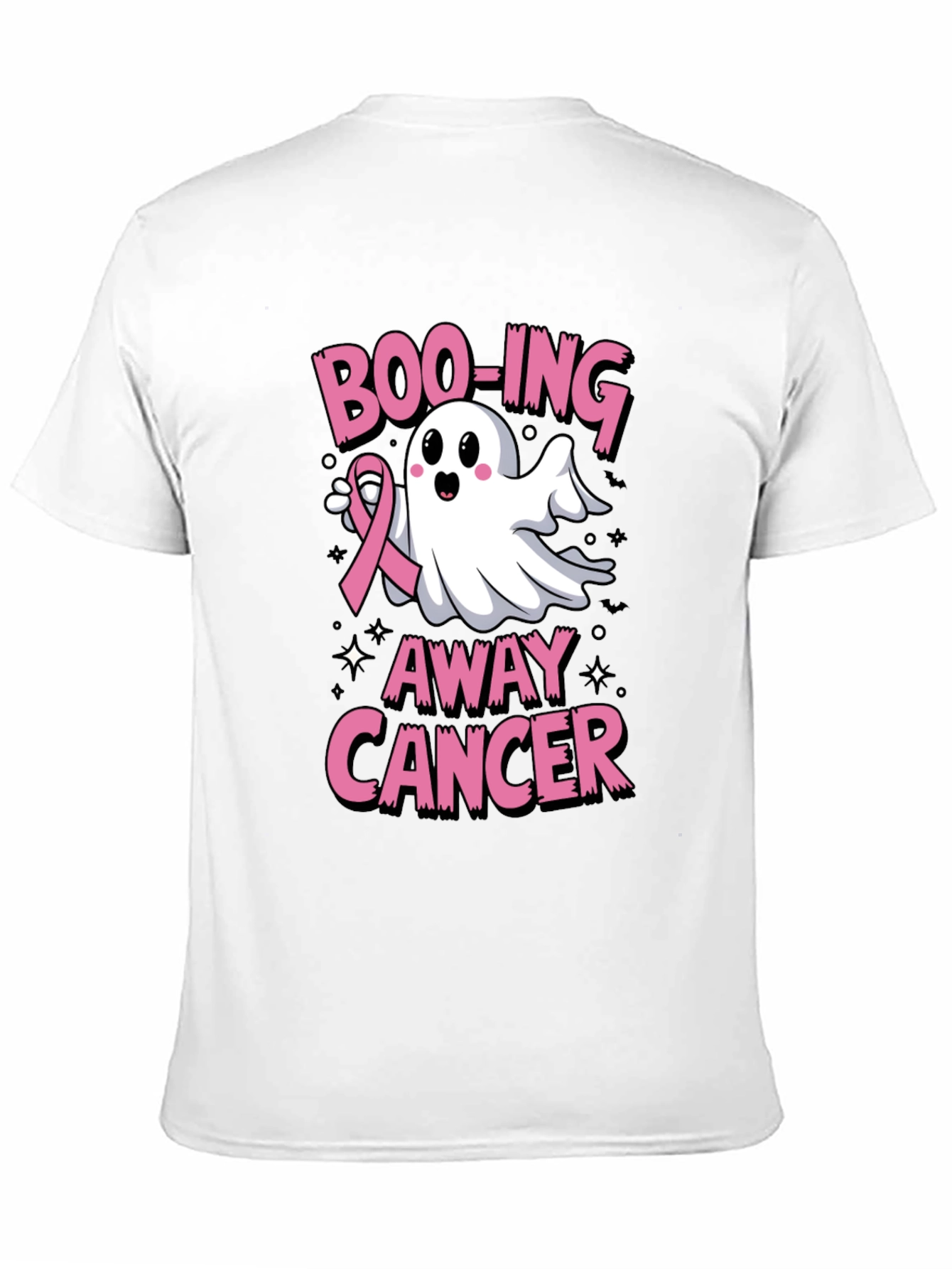 Boo-ing Away Cancer Ghost T-Shirt