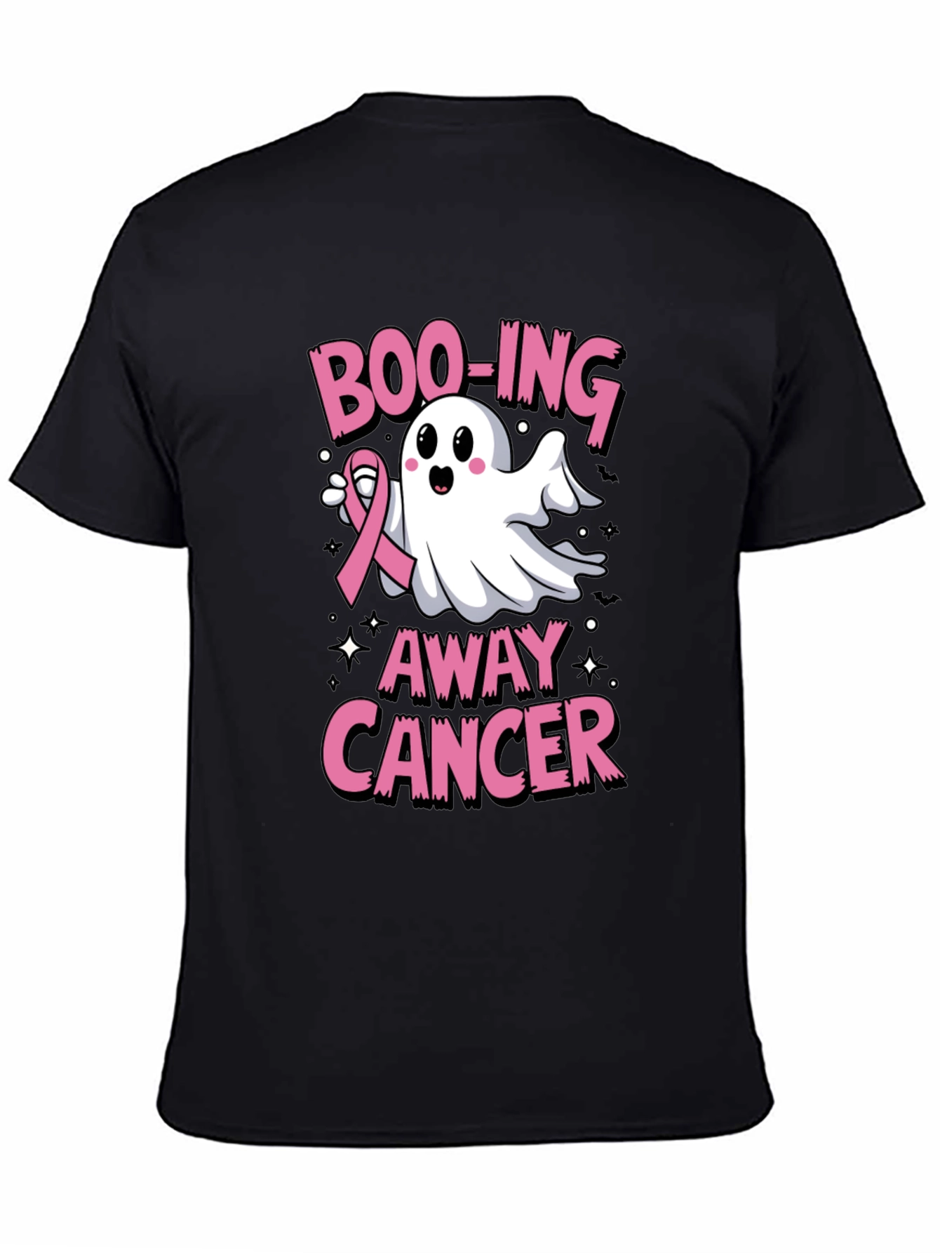 Boo-ing Away Cancer Ghost T-Shirt