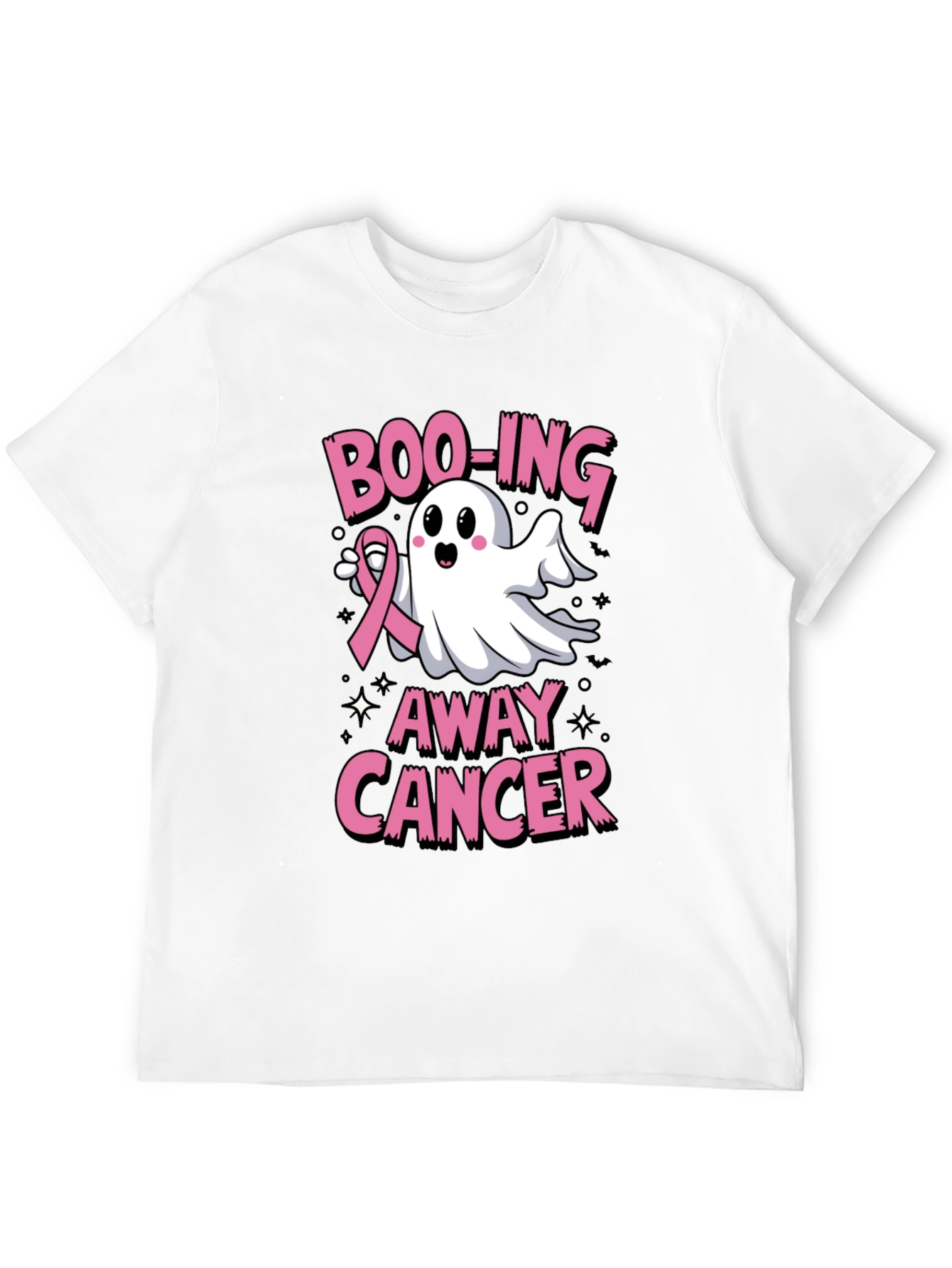 Boo-ing Away Cancer Ghost T-Shirt