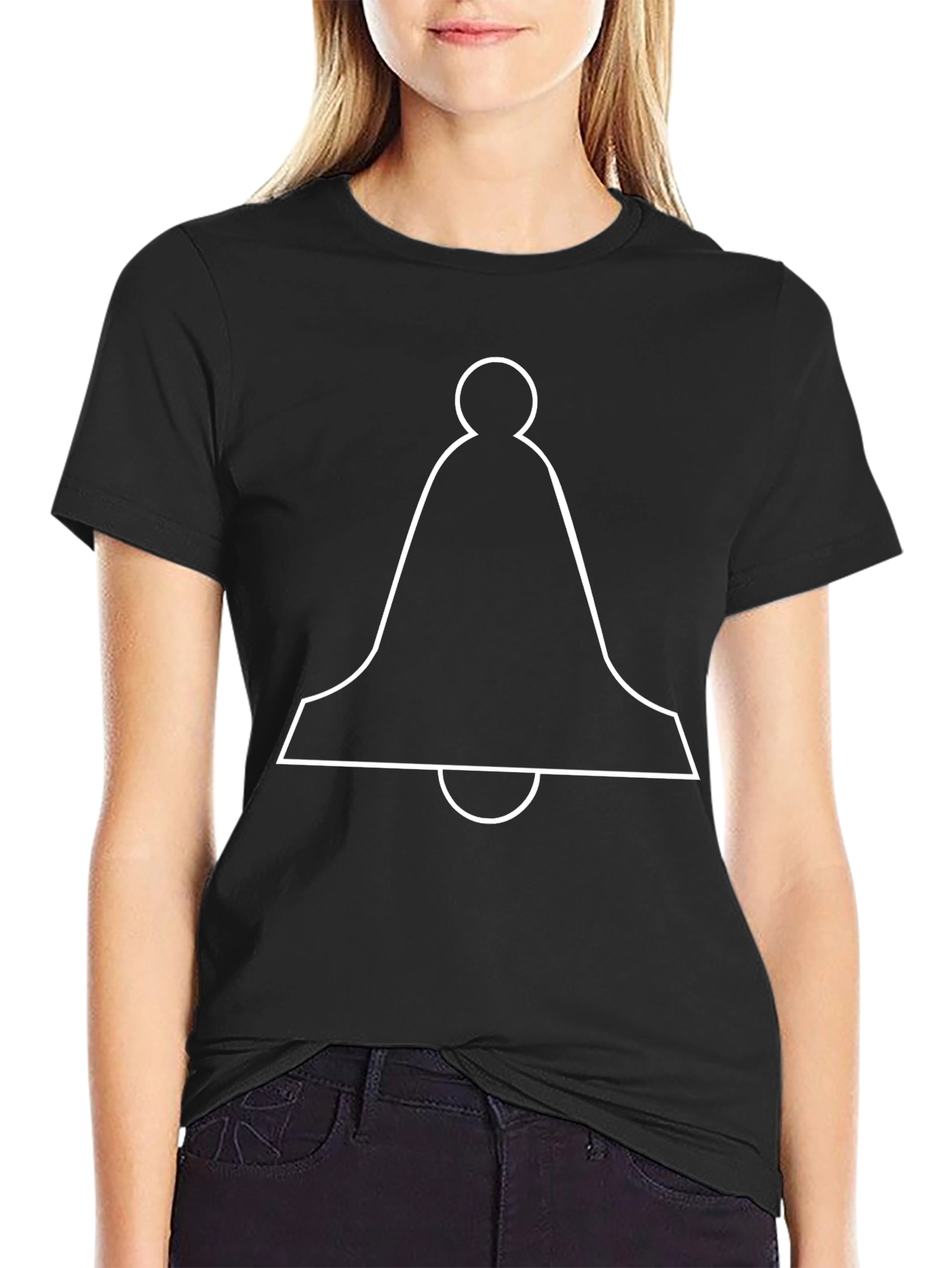 Bell Graphic Tee - Minimalist Design