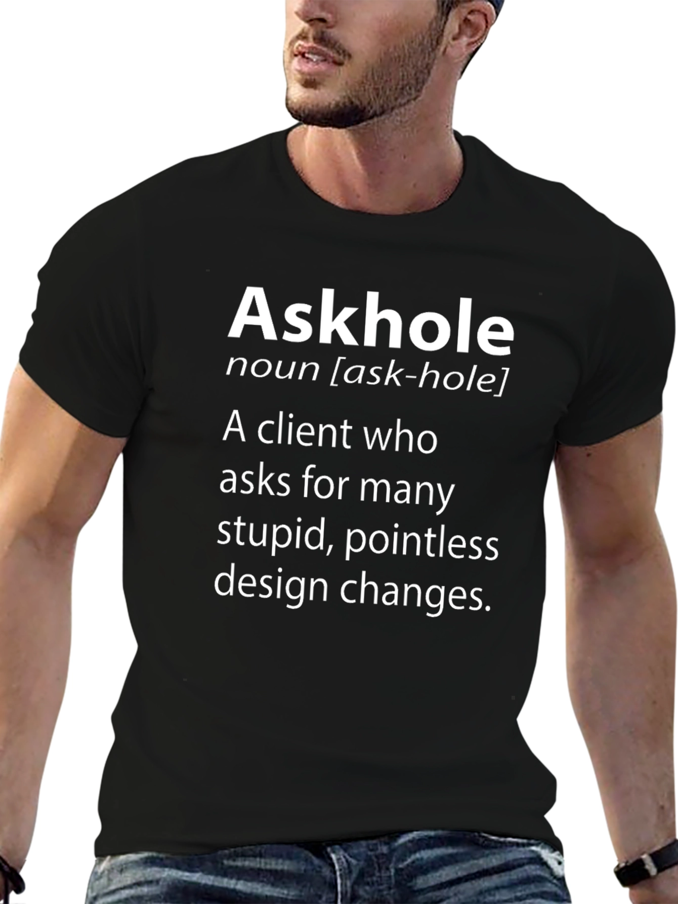 Askhole T-Shirt - Funny Client Definition