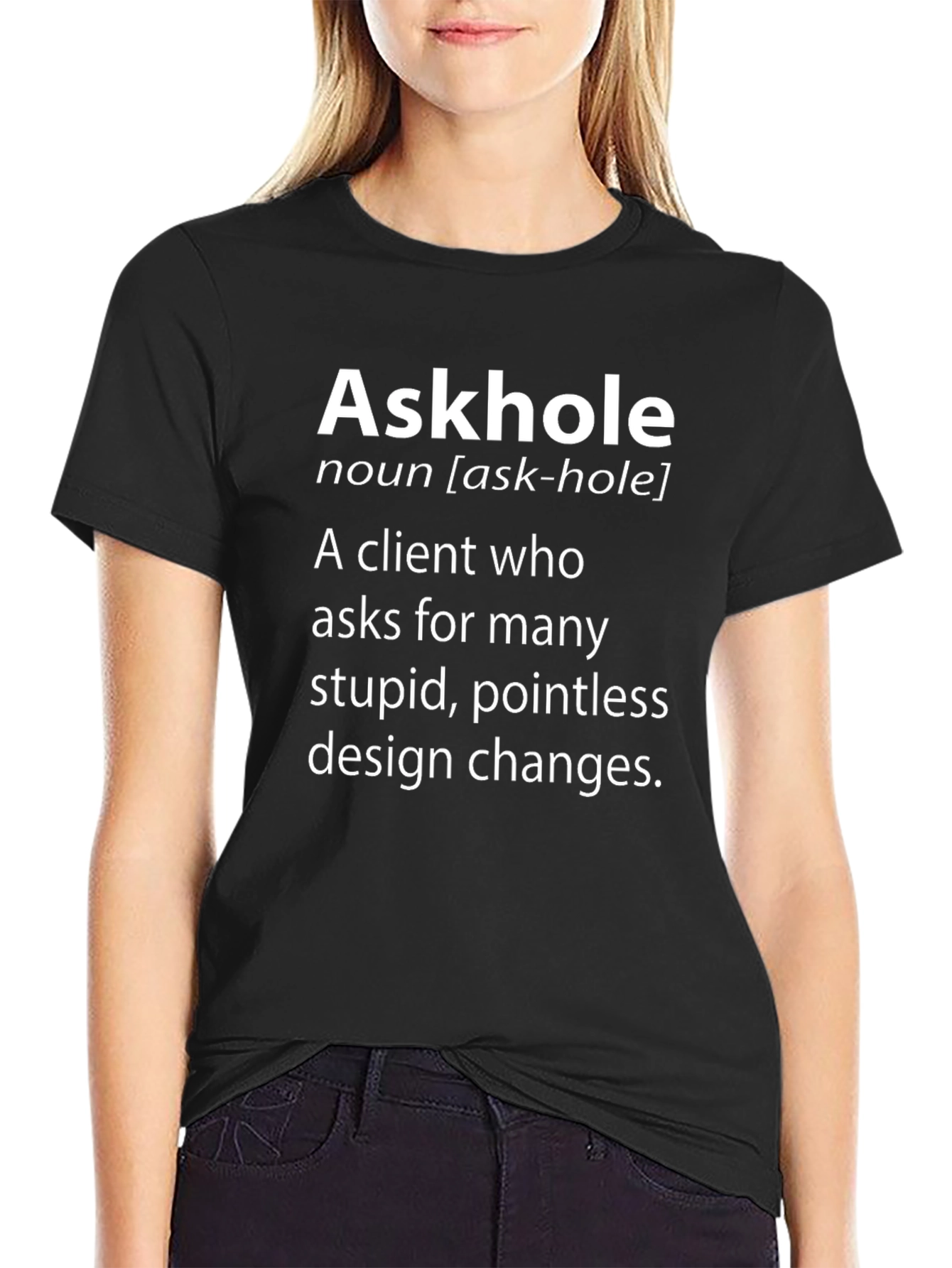 Askhole T-Shirt - Funny Client Definition