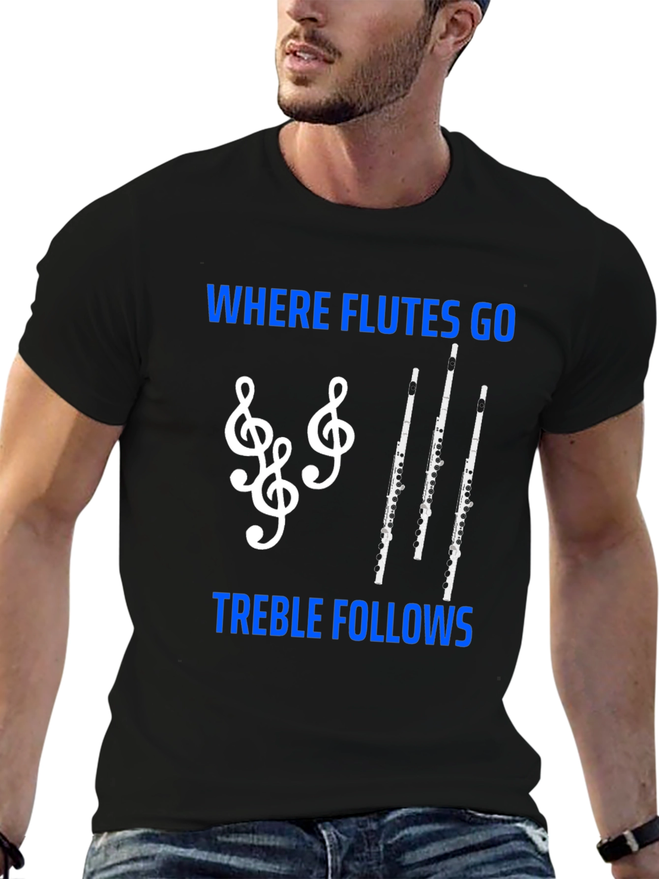 Where Flutes Go Treble Follows T-Shirt