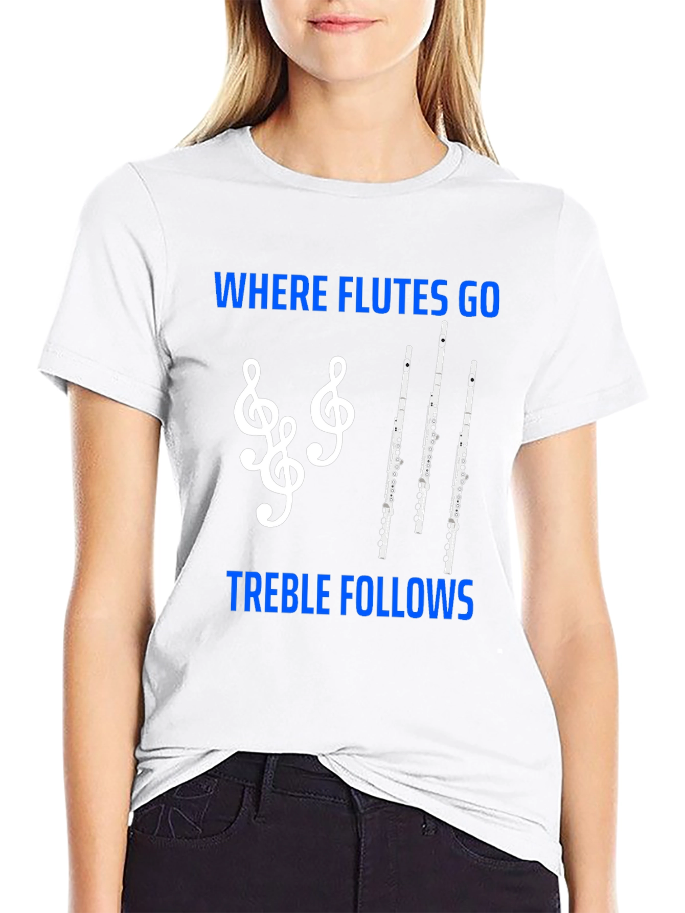 Where Flutes Go Treble Follows T-Shirt