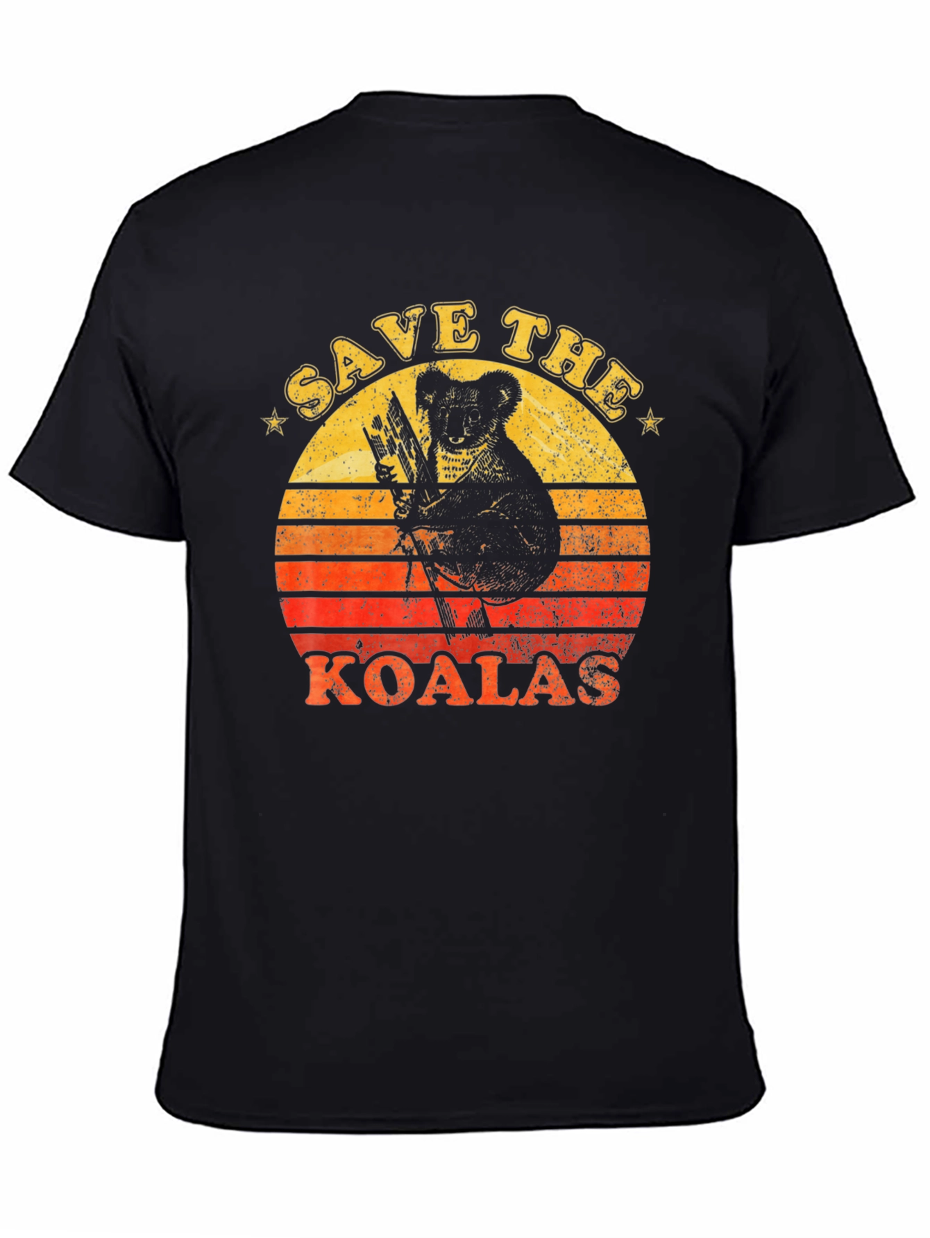 Save the Koalas Graphic Tee - Retro Style