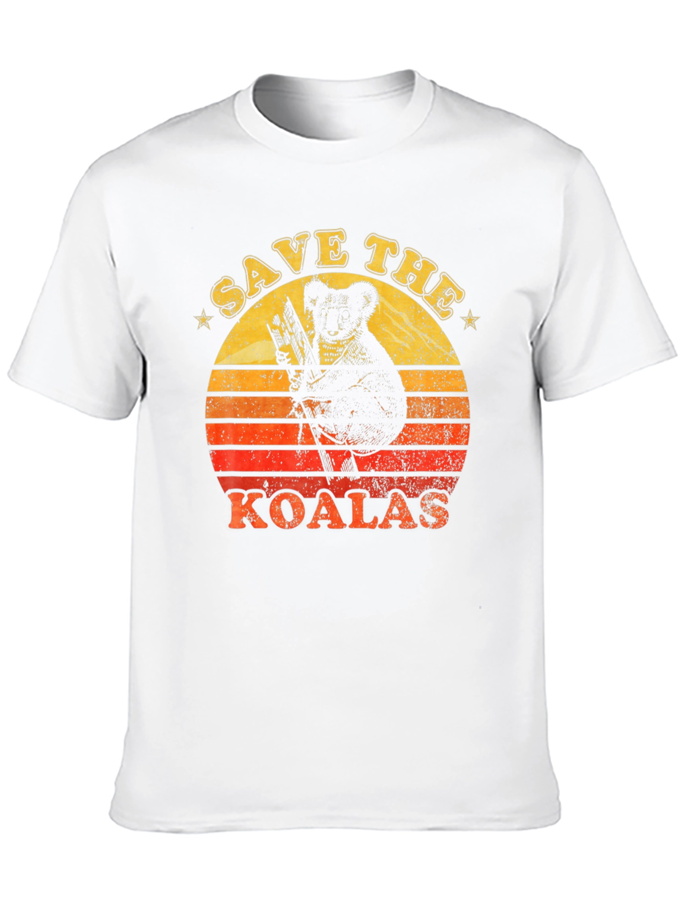 Save the Koalas Graphic Tee - Retro Style