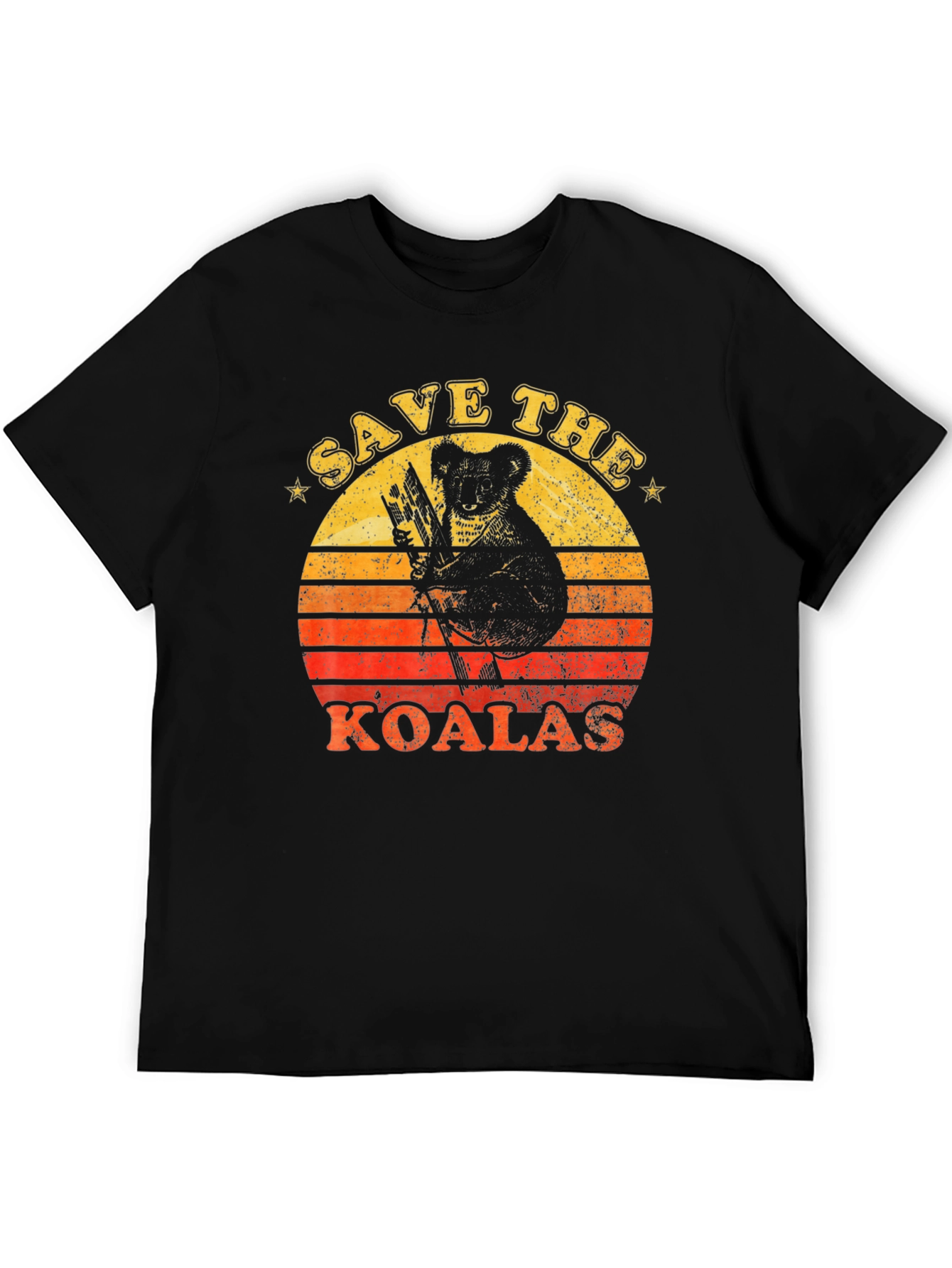 Save the Koalas Graphic Tee - Retro Style