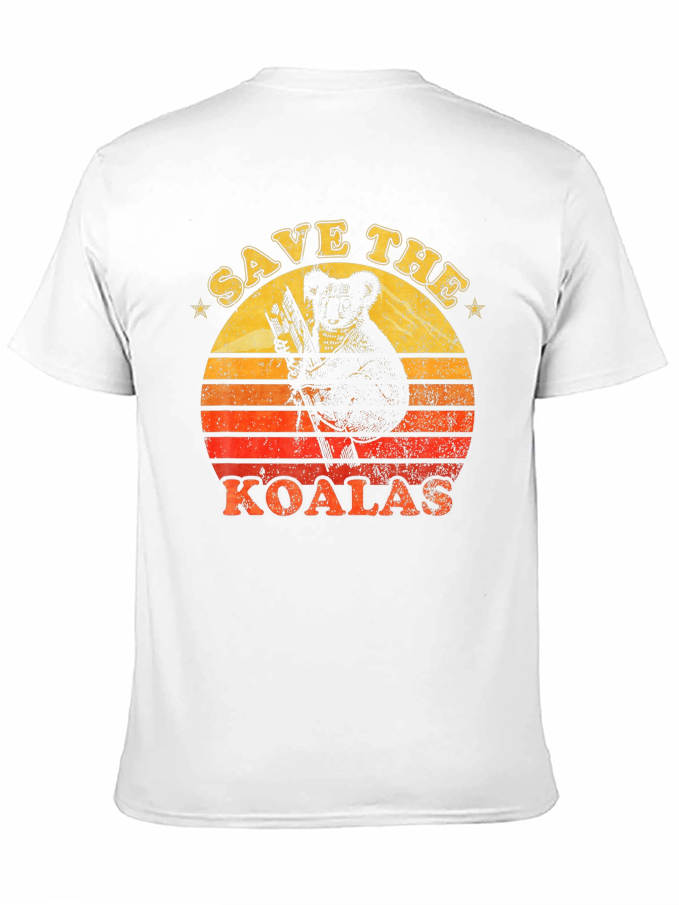 Save the Koalas Graphic Tee - Retro Style
