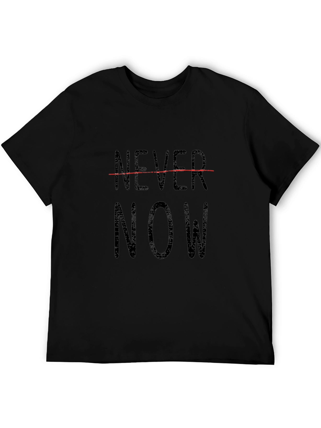 Never Now Graphic T-Shirt - Black