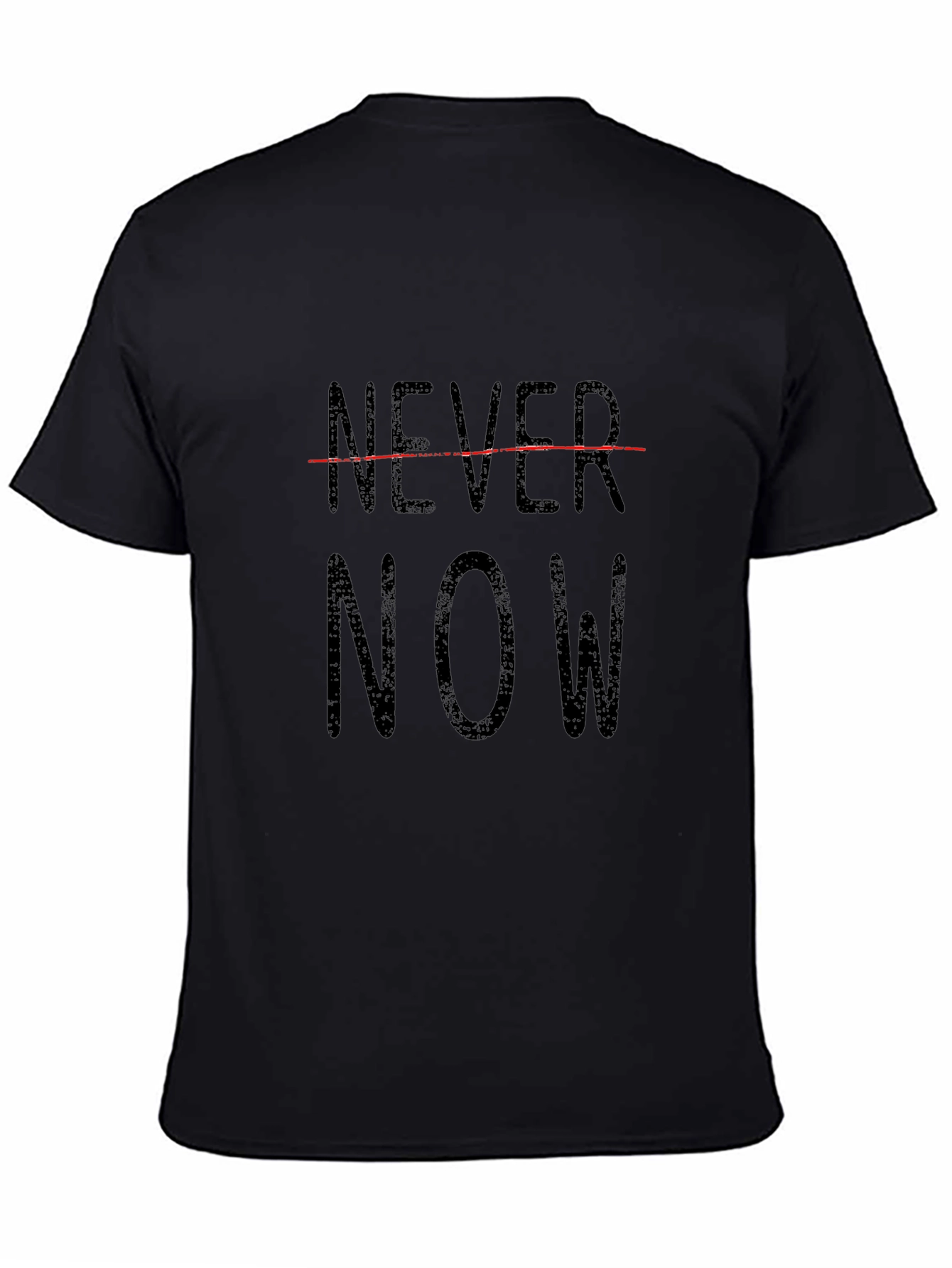 Never Now Graphic T-Shirt - Black