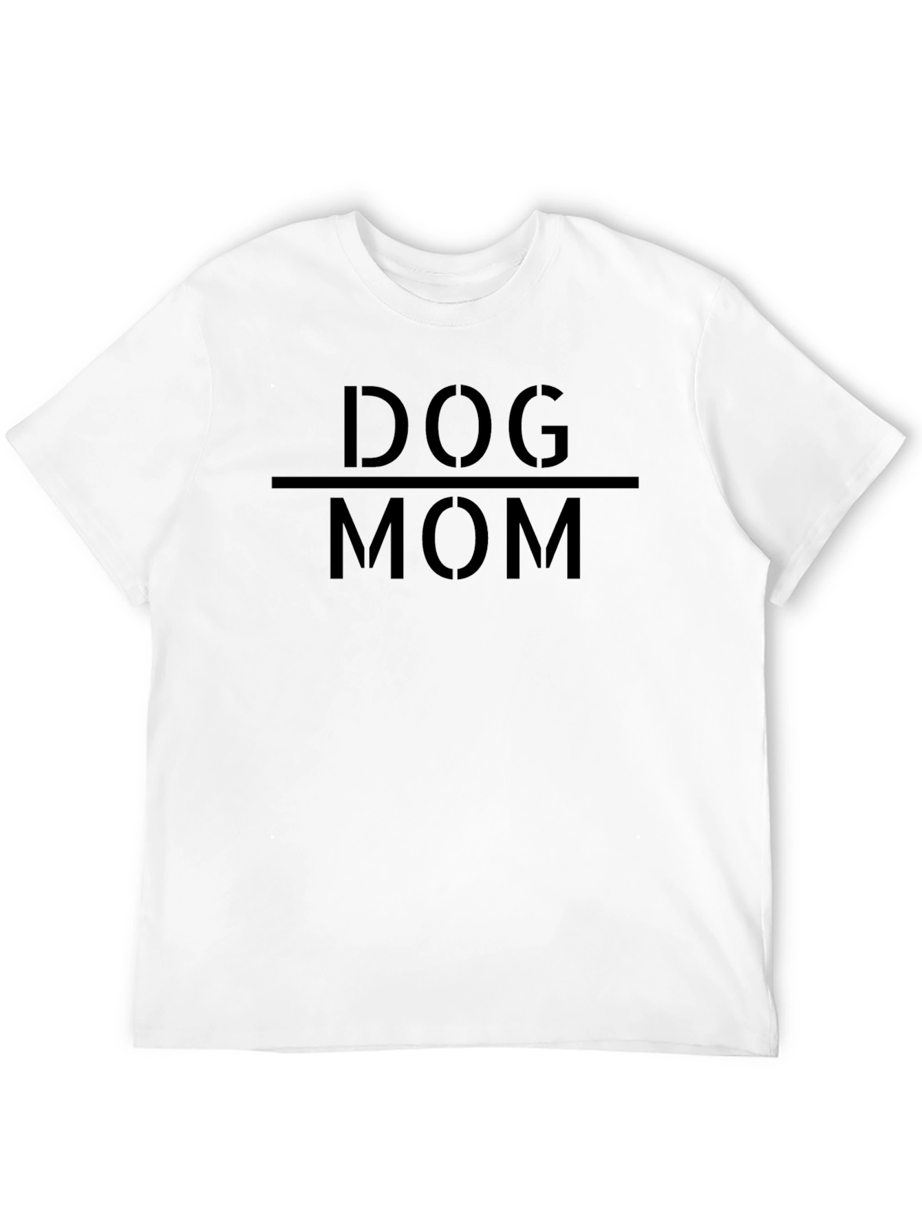 Dog Mom Black T-Shirt