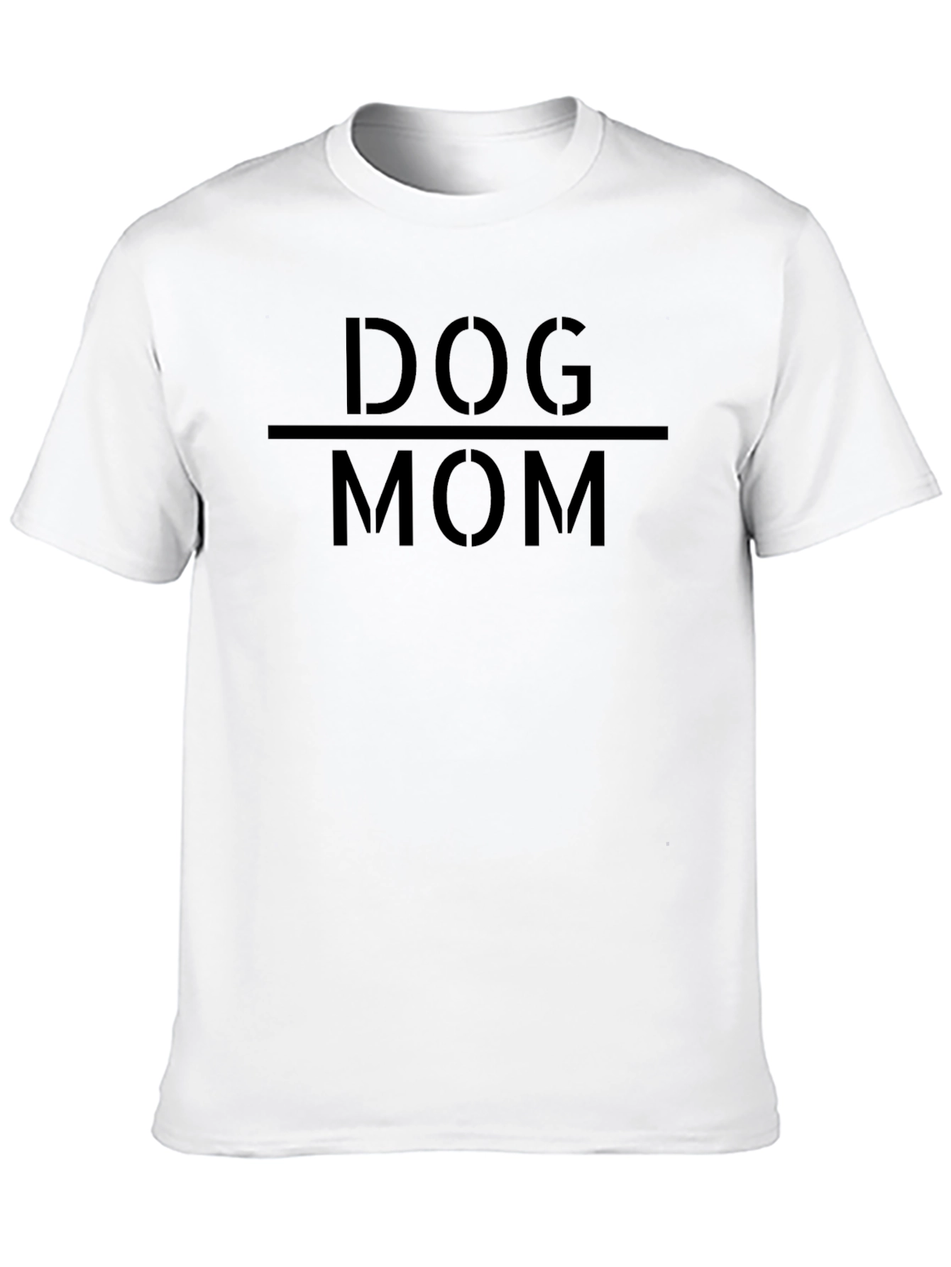 Dog Mom Black T-Shirt