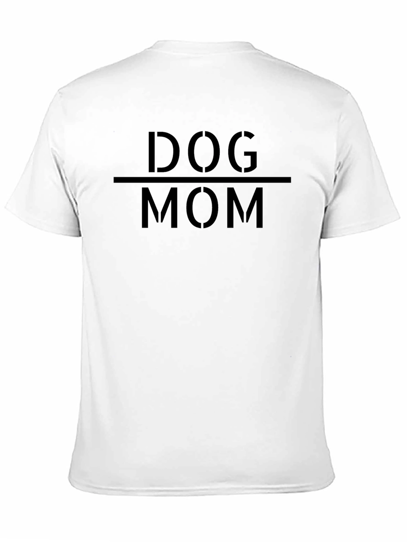 Dog Mom Black T-Shirt