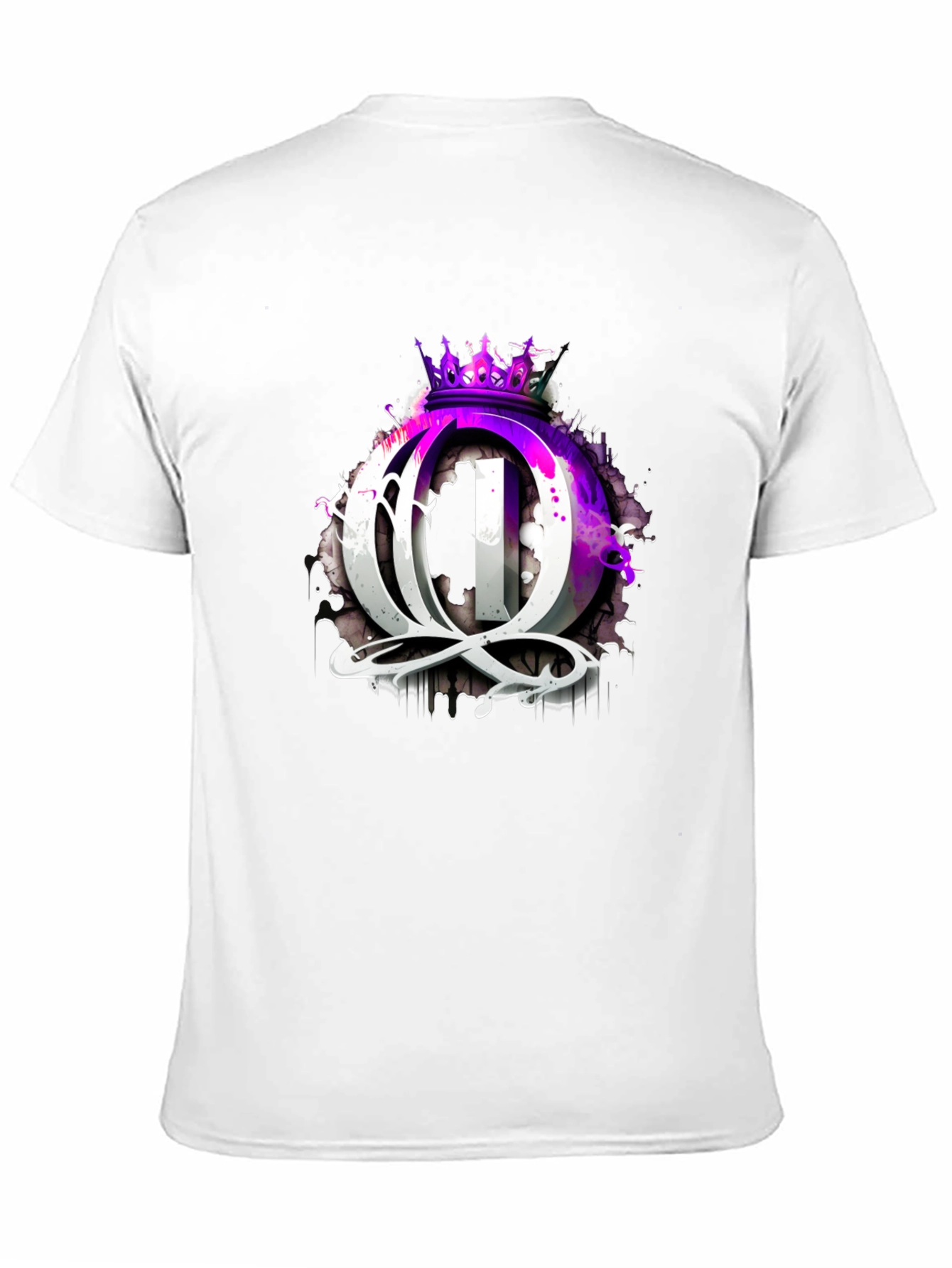 Queen Crown Graphic Black T-Shirt