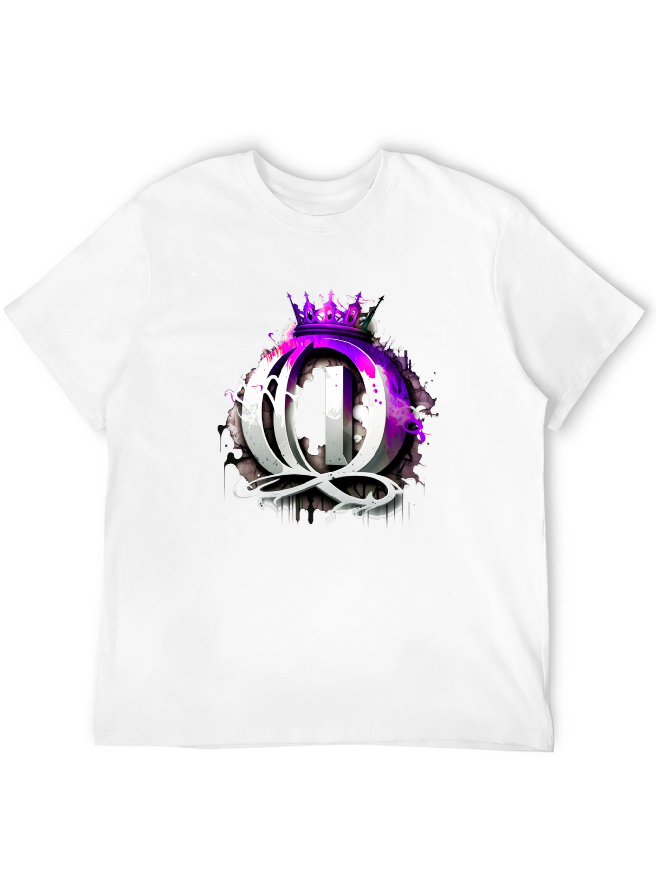 Queen Crown Graphic Black T-Shirt
