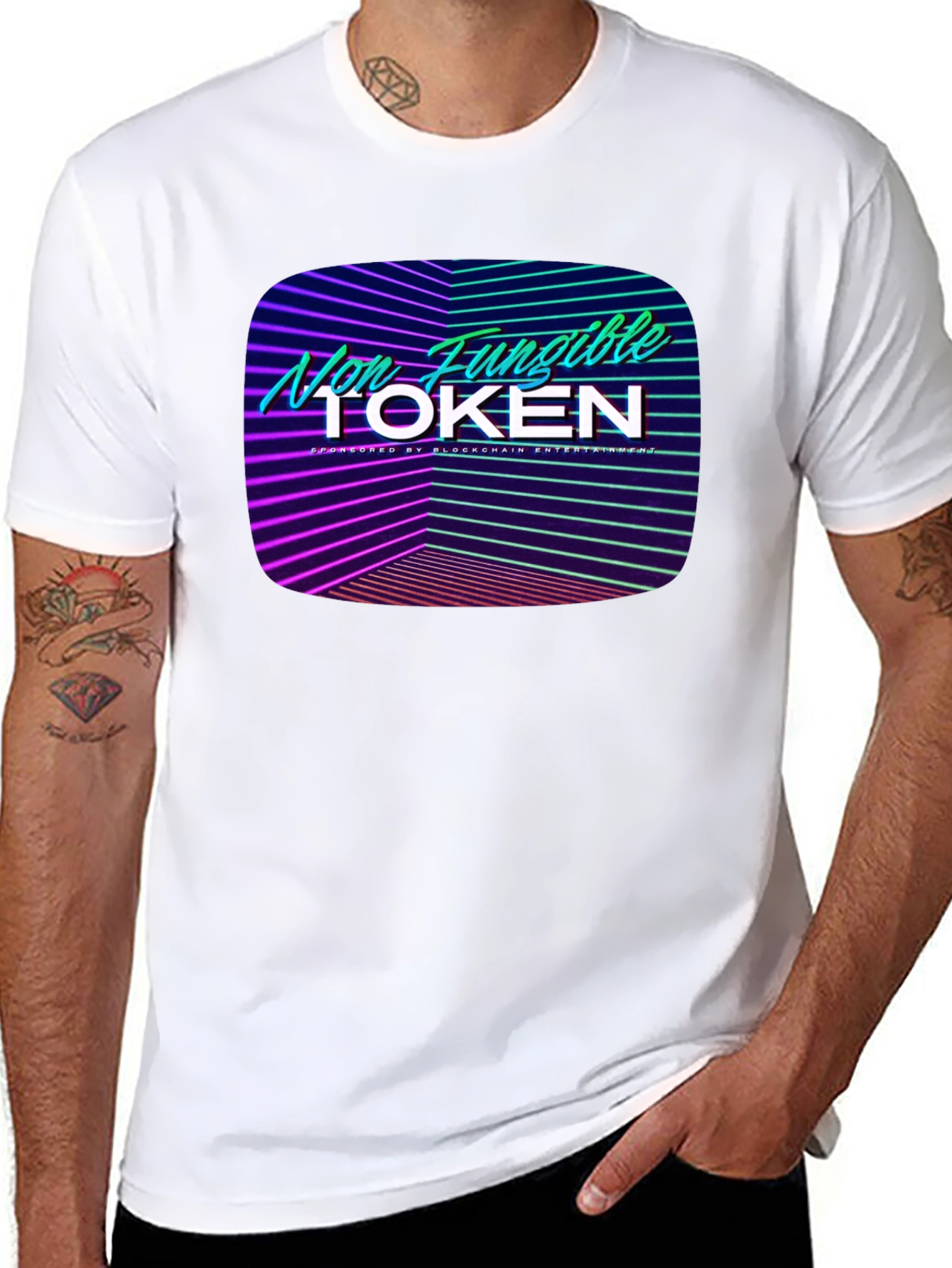 Non-Fungible Token Graphic Tee - Blockchain Inspired