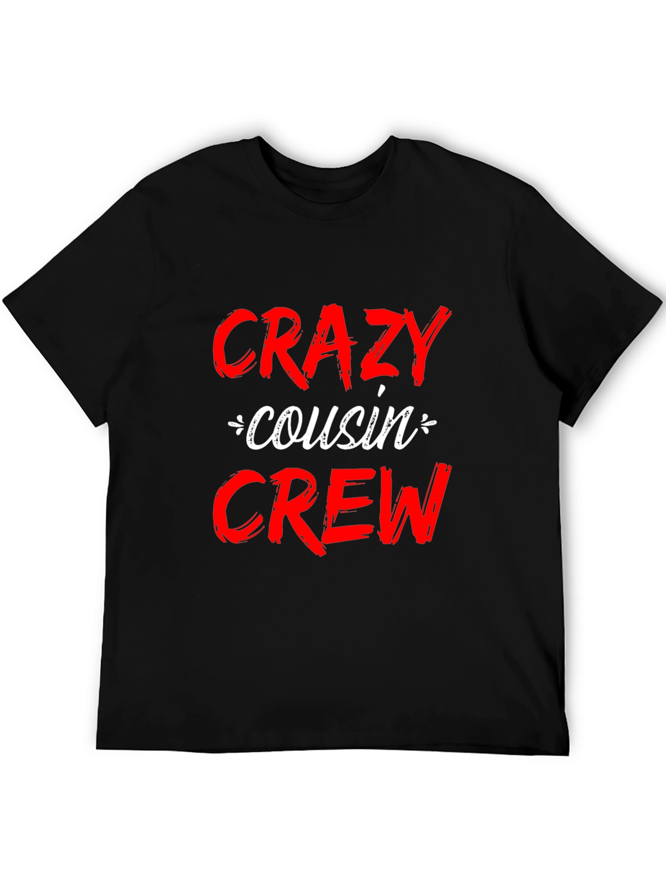 Crazy Cousin Crew T-Shirt - Black