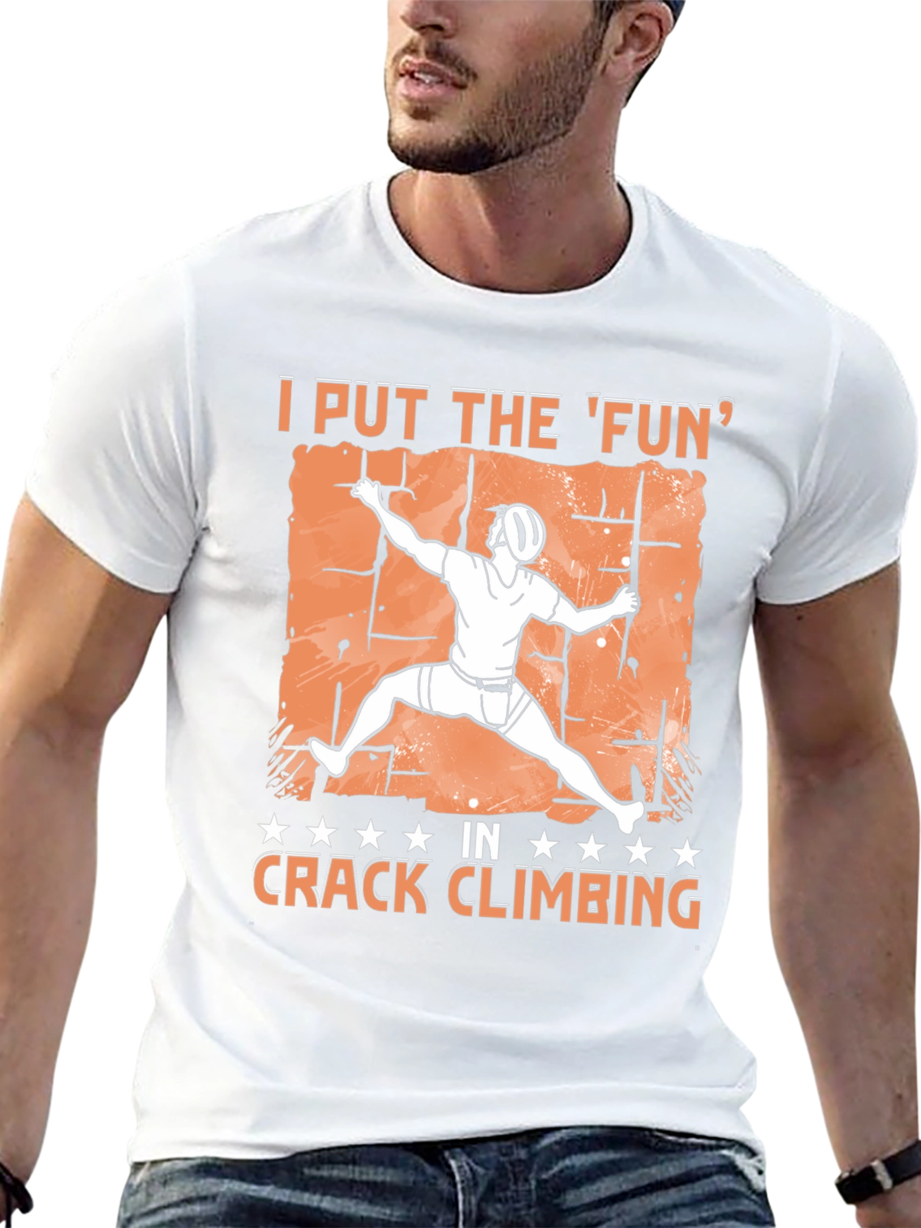 Crack Climbing Fun T-Shirt - Rock Climbing Tee