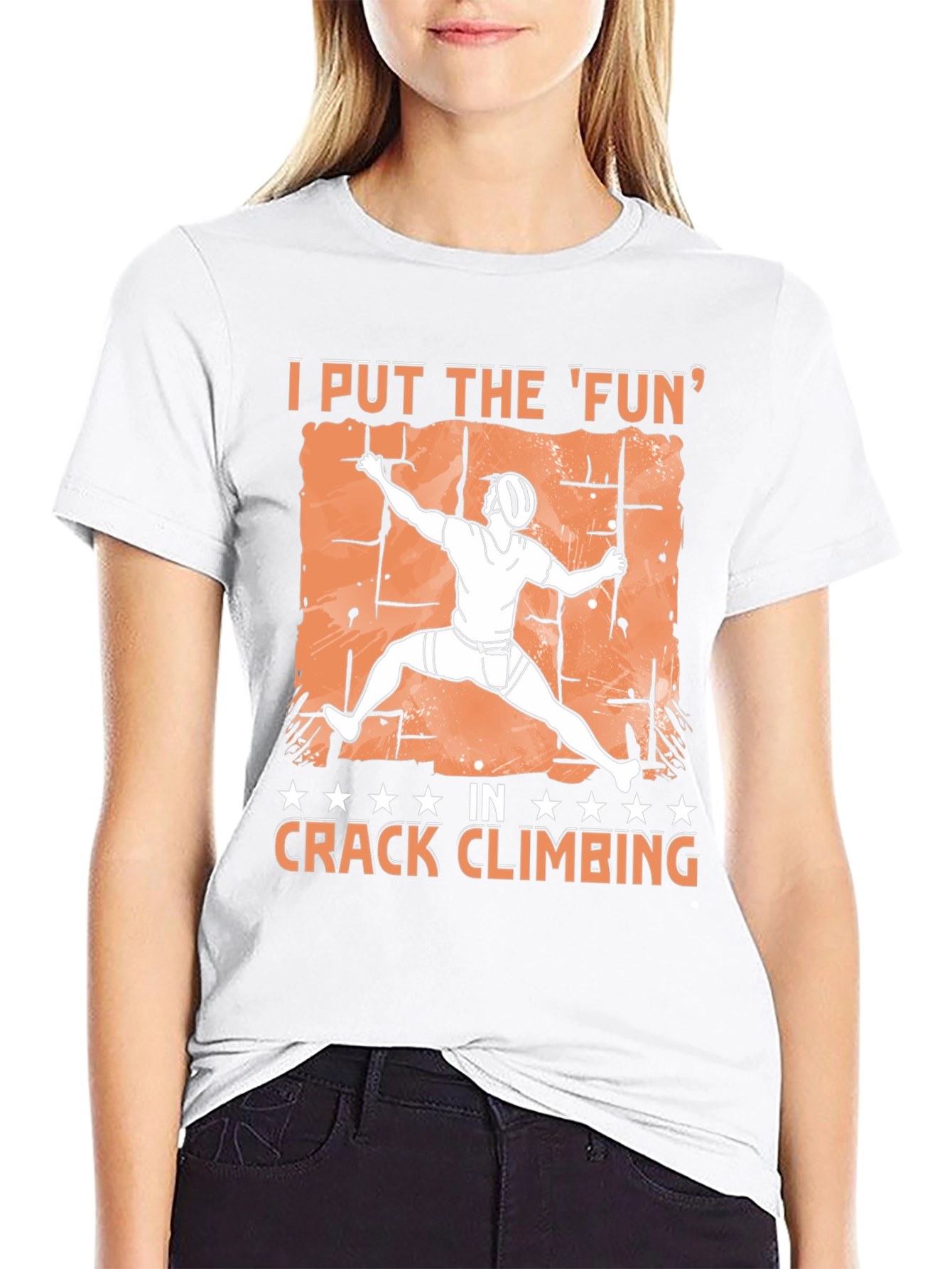 Crack Climbing Fun T-Shirt - Rock Climbing Tee