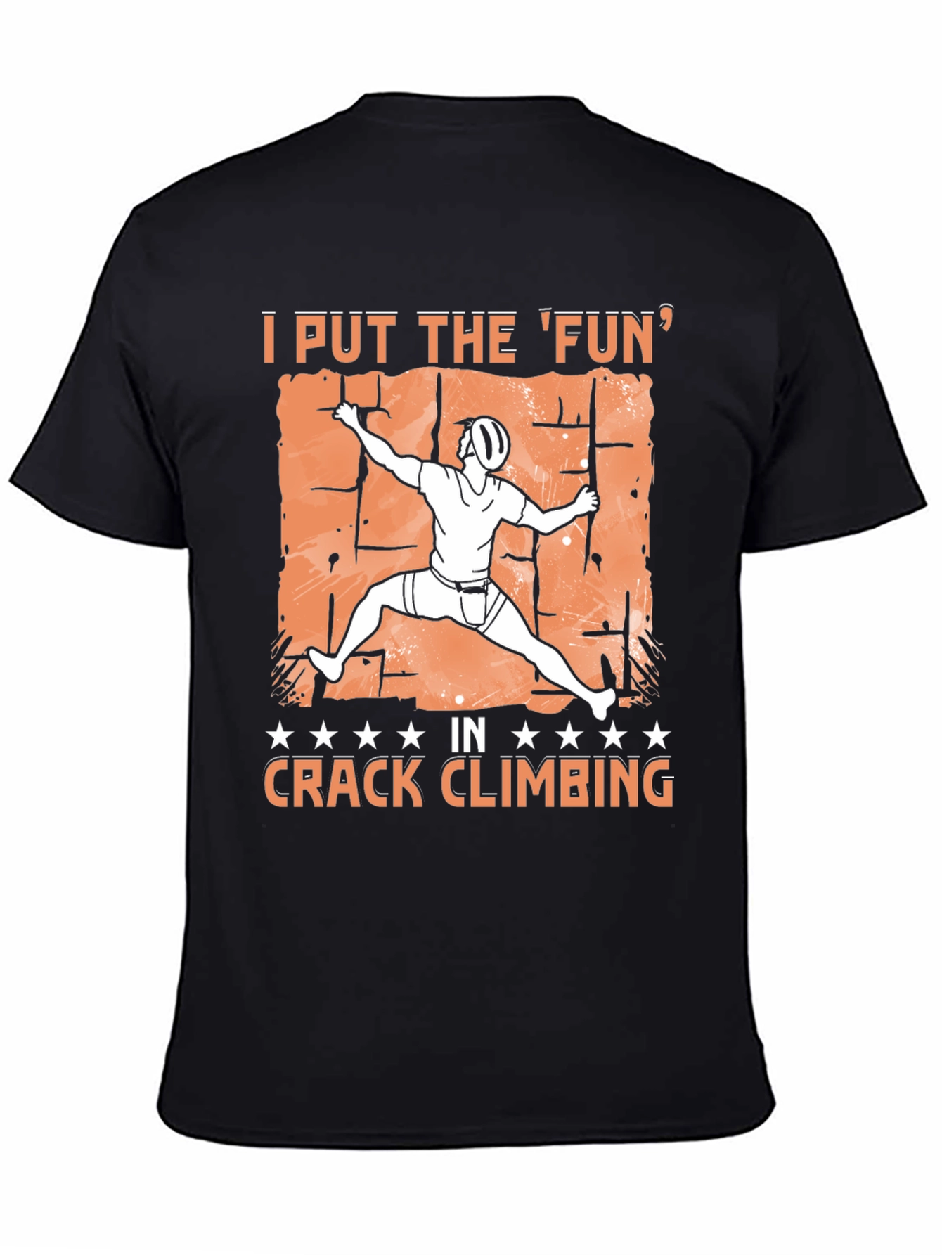Crack Climbing Fun T-Shirt - Rock Climbing Tee