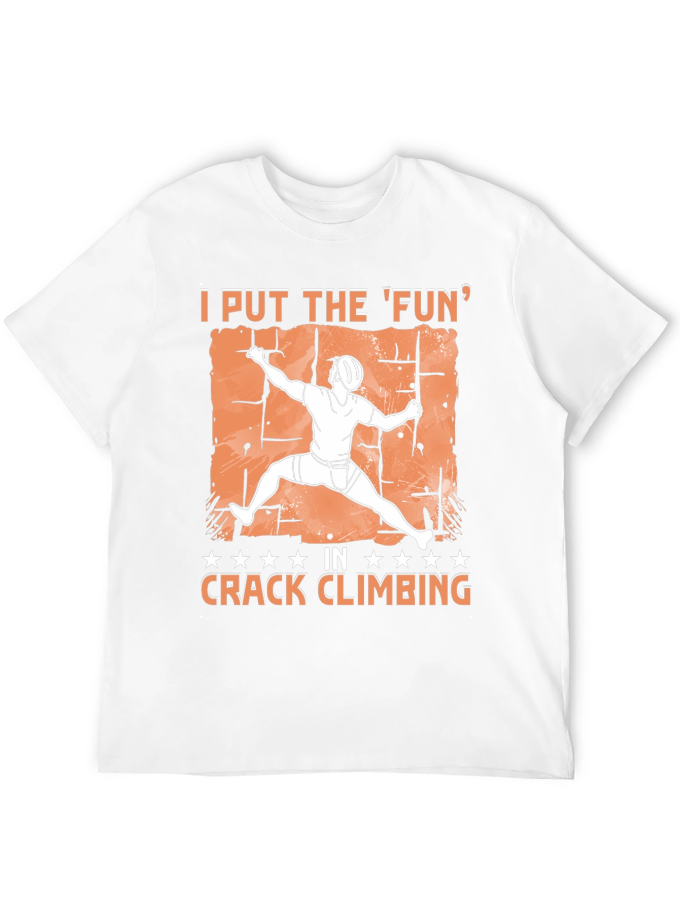 Crack Climbing Fun T-Shirt - Rock Climbing Tee