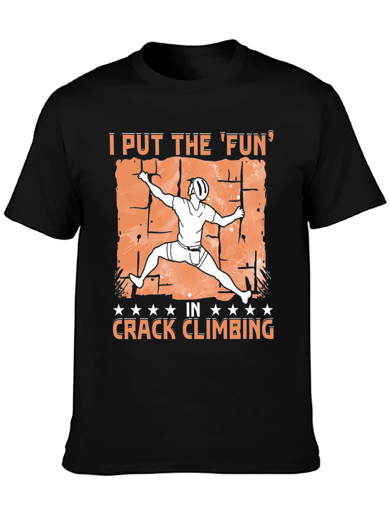 Crack Climbing Fun T-Shirt - Rock Climbing Tee