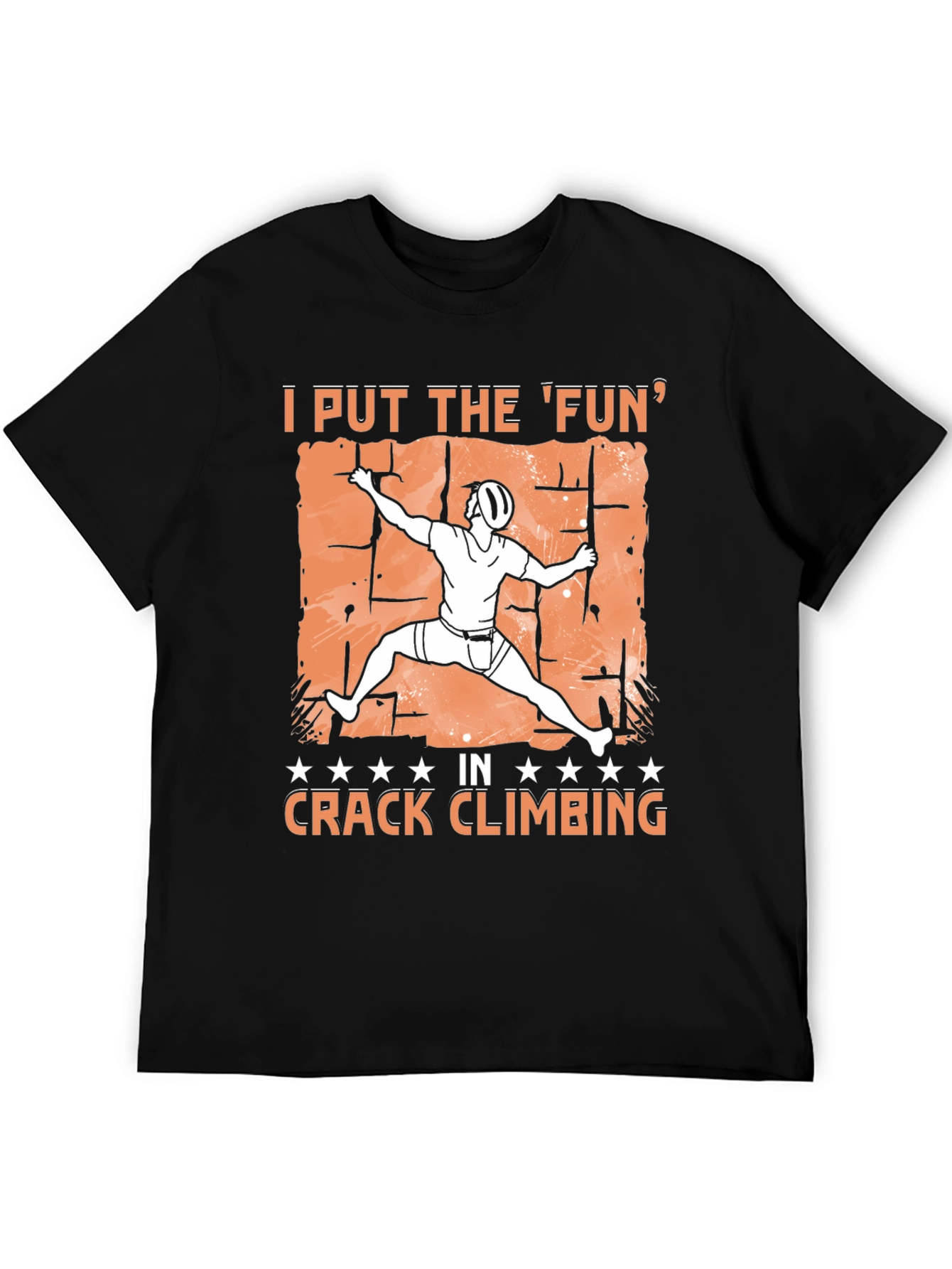 Crack Climbing Fun T-Shirt - Rock Climbing Tee