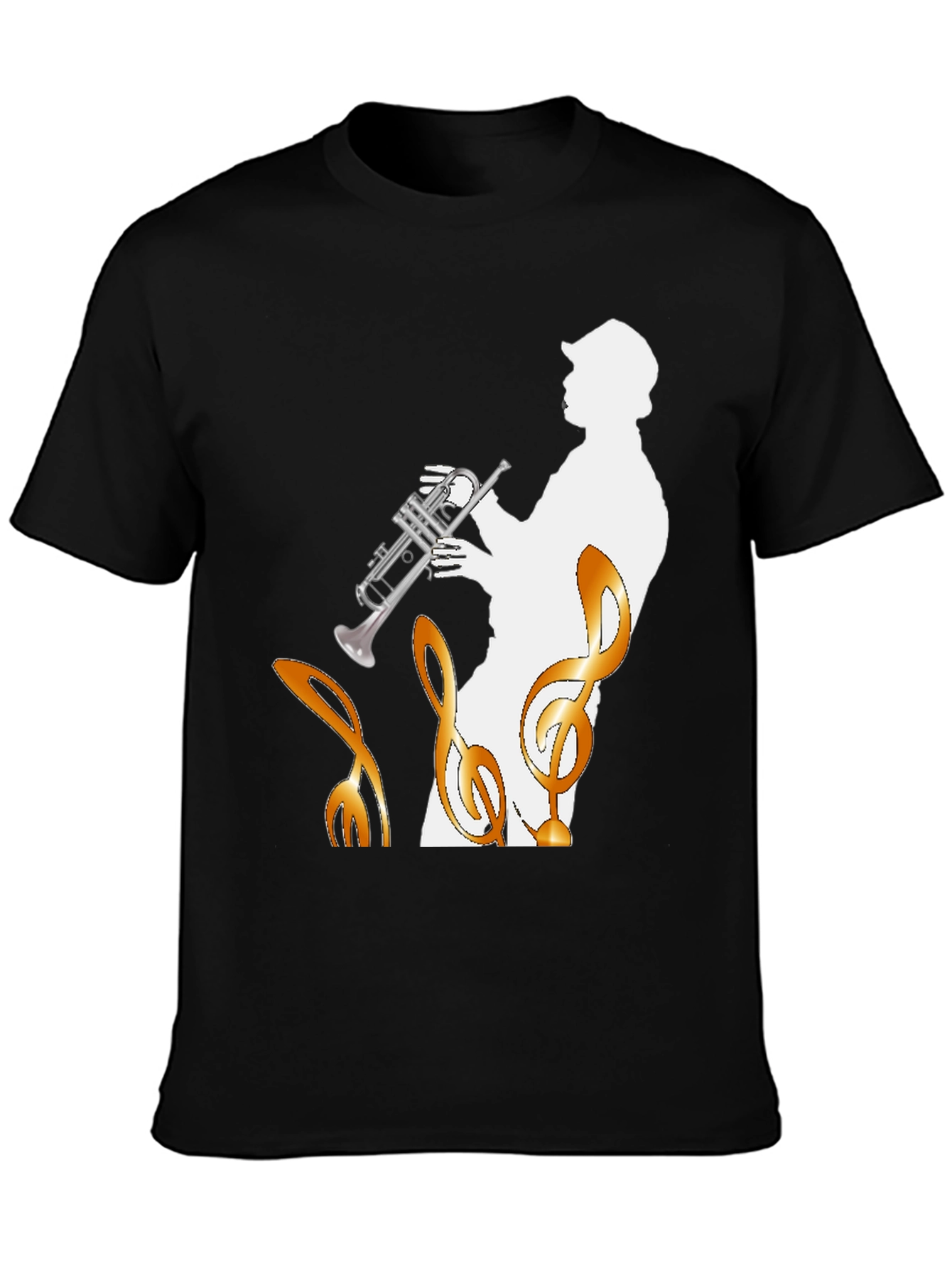 Jazz Trumpet Player Graphic T-Shirt