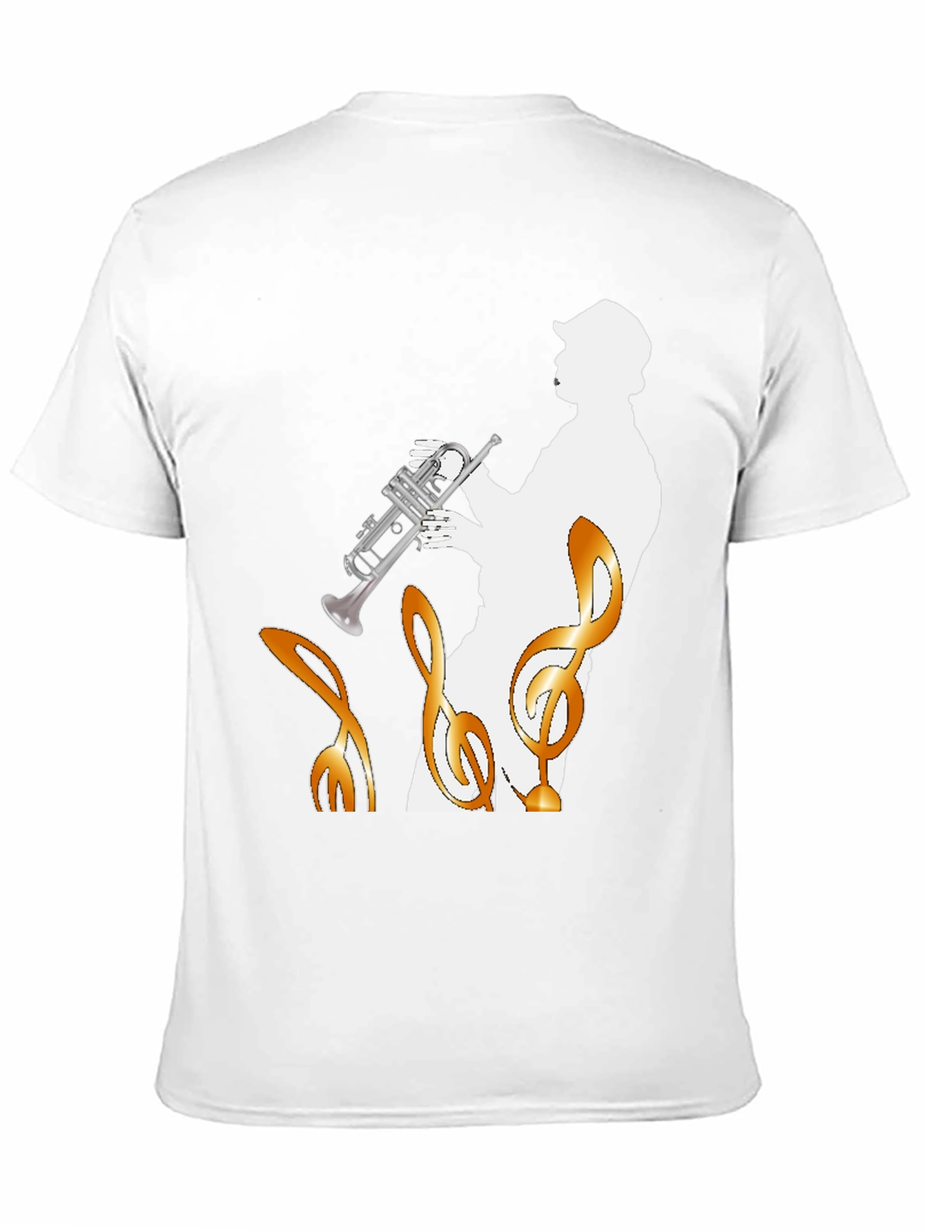 Jazz Trumpet Player Graphic T-Shirt