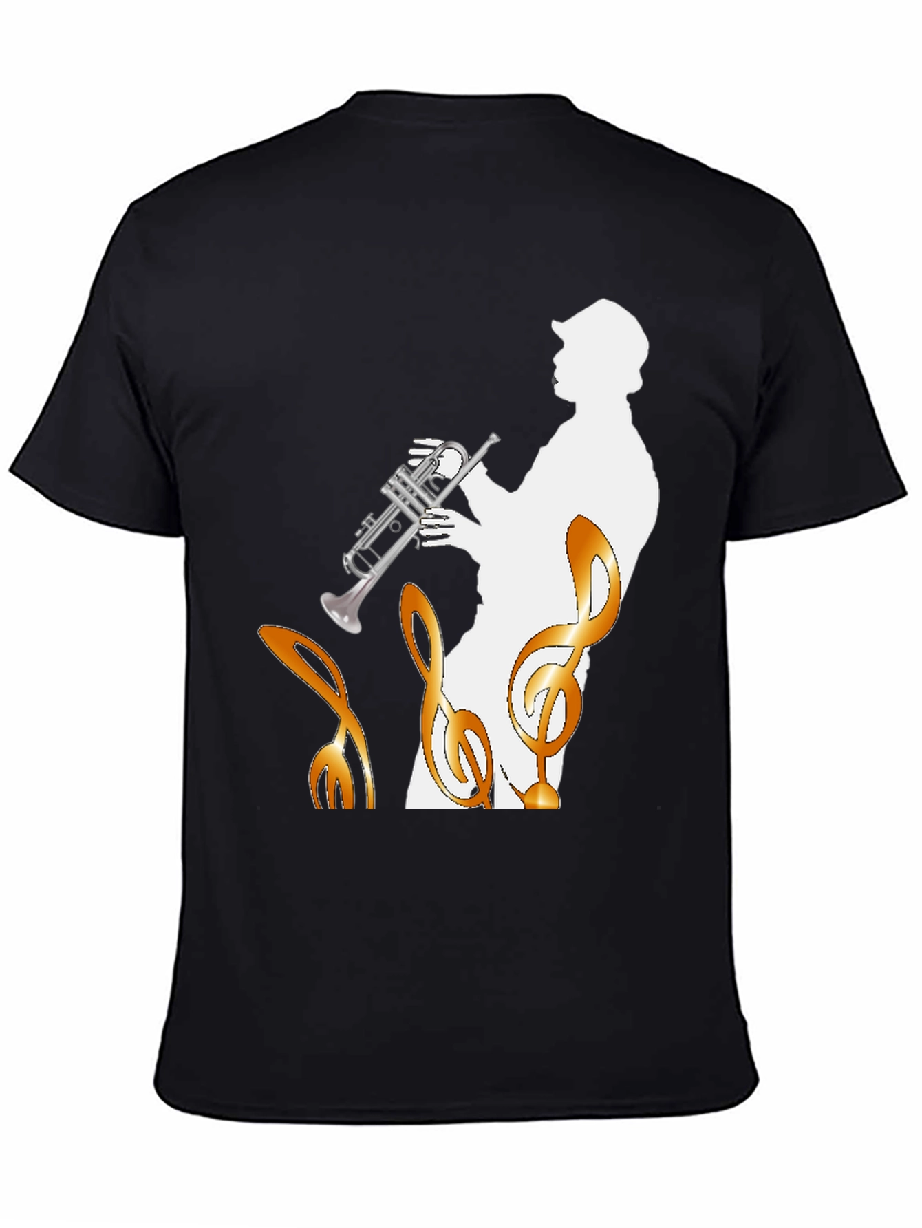 Jazz Trumpet Player Graphic T-Shirt