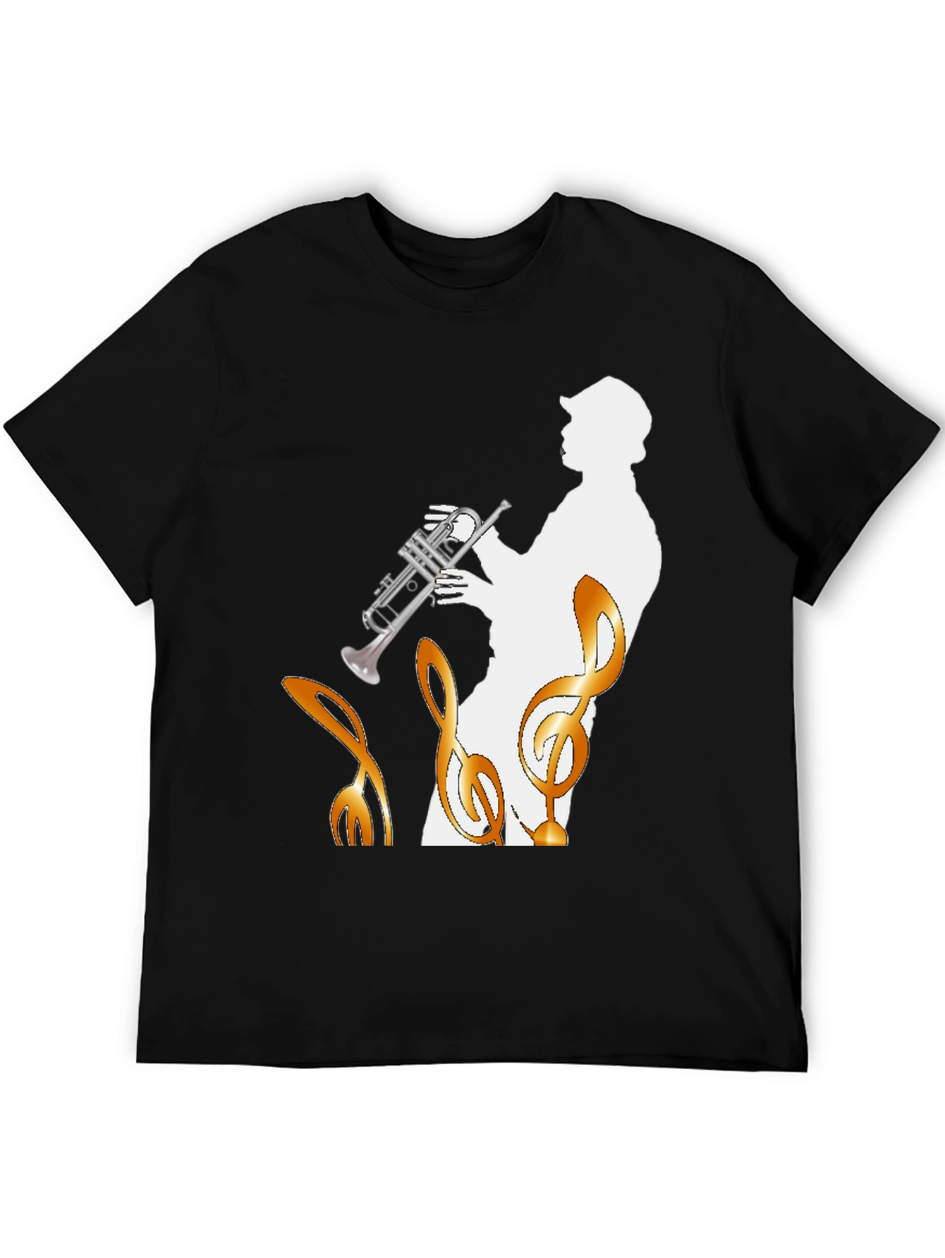Jazz Trumpet Player Graphic T-Shirt