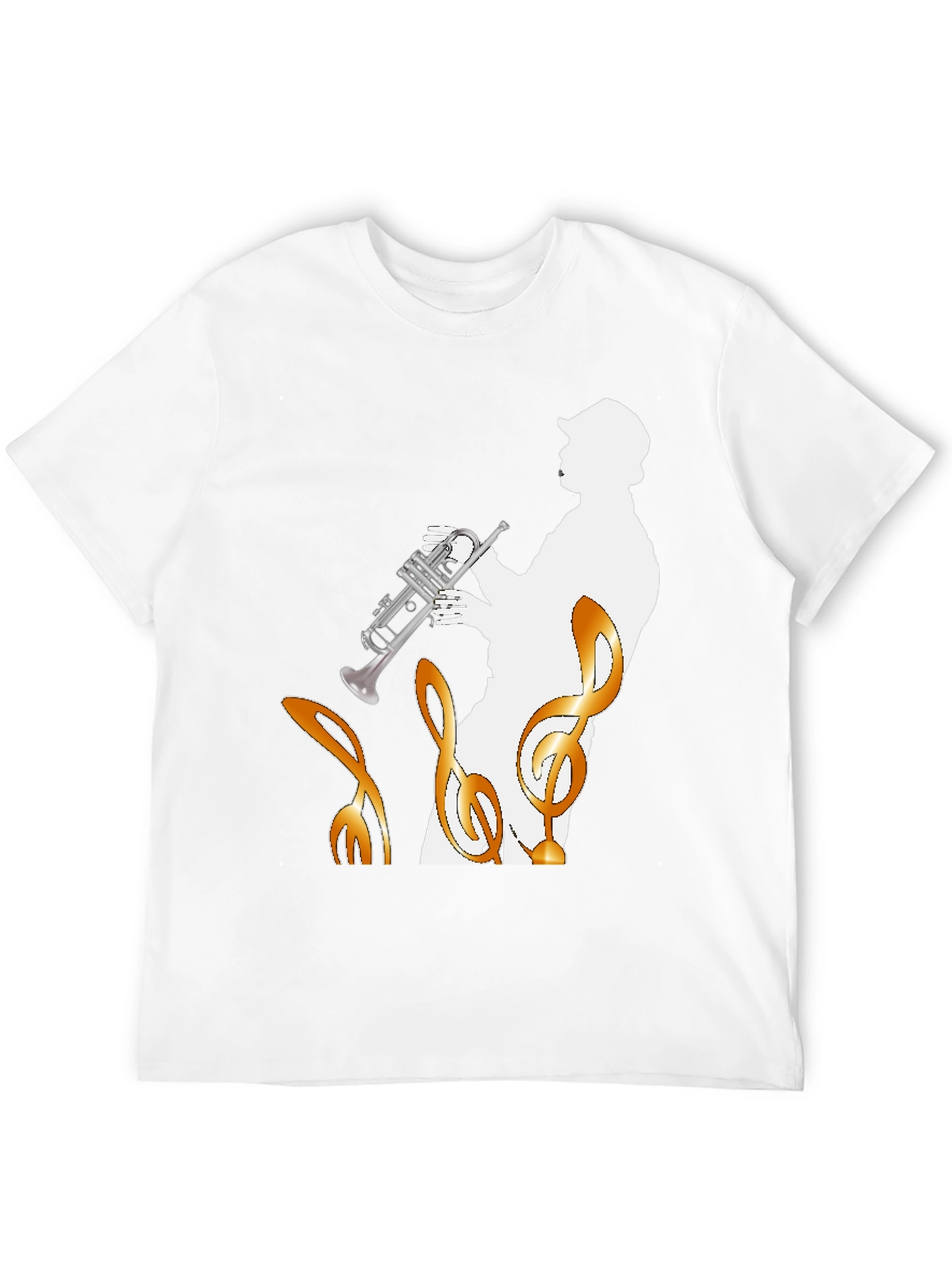 Jazz Trumpet Player Graphic T-Shirt