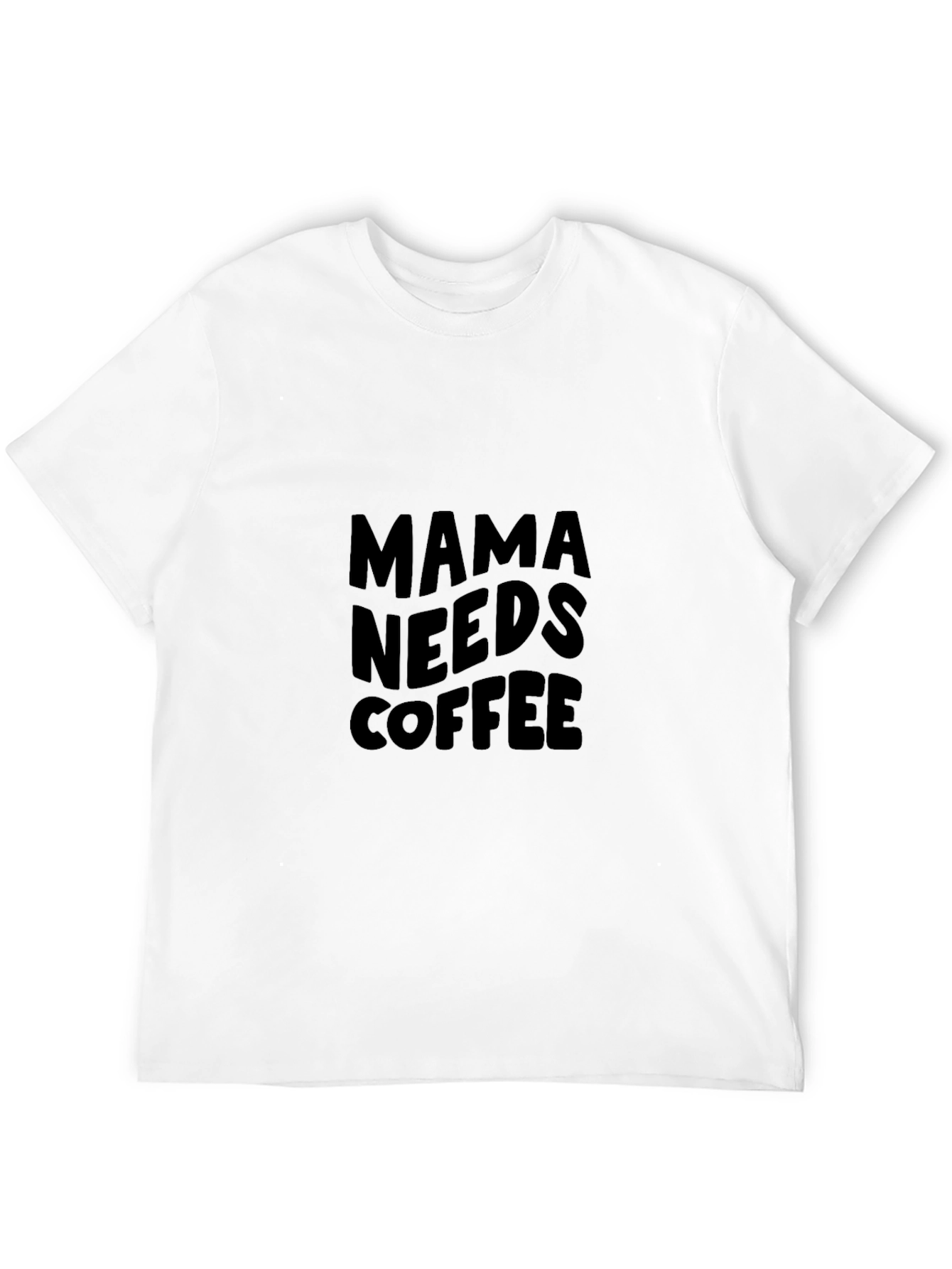 Mama Needs Coffee Graphic Tee - Black