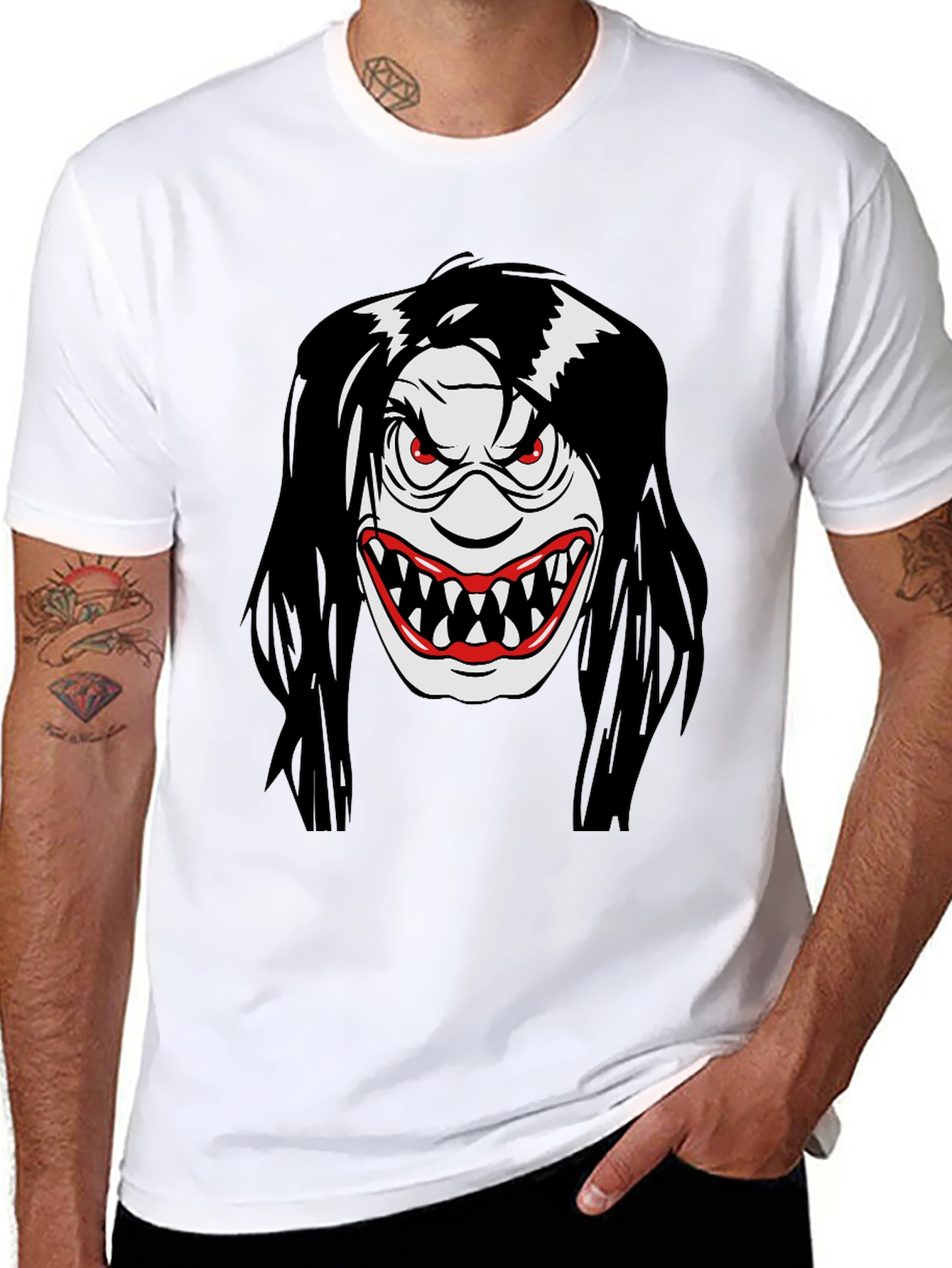 Monster Graphic Black T-Shirt