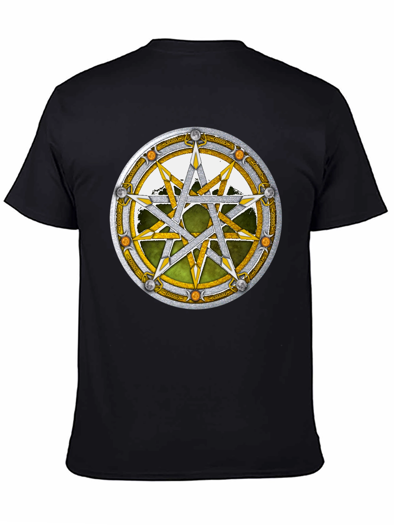 Occult Star Symbol Black T-Shirt