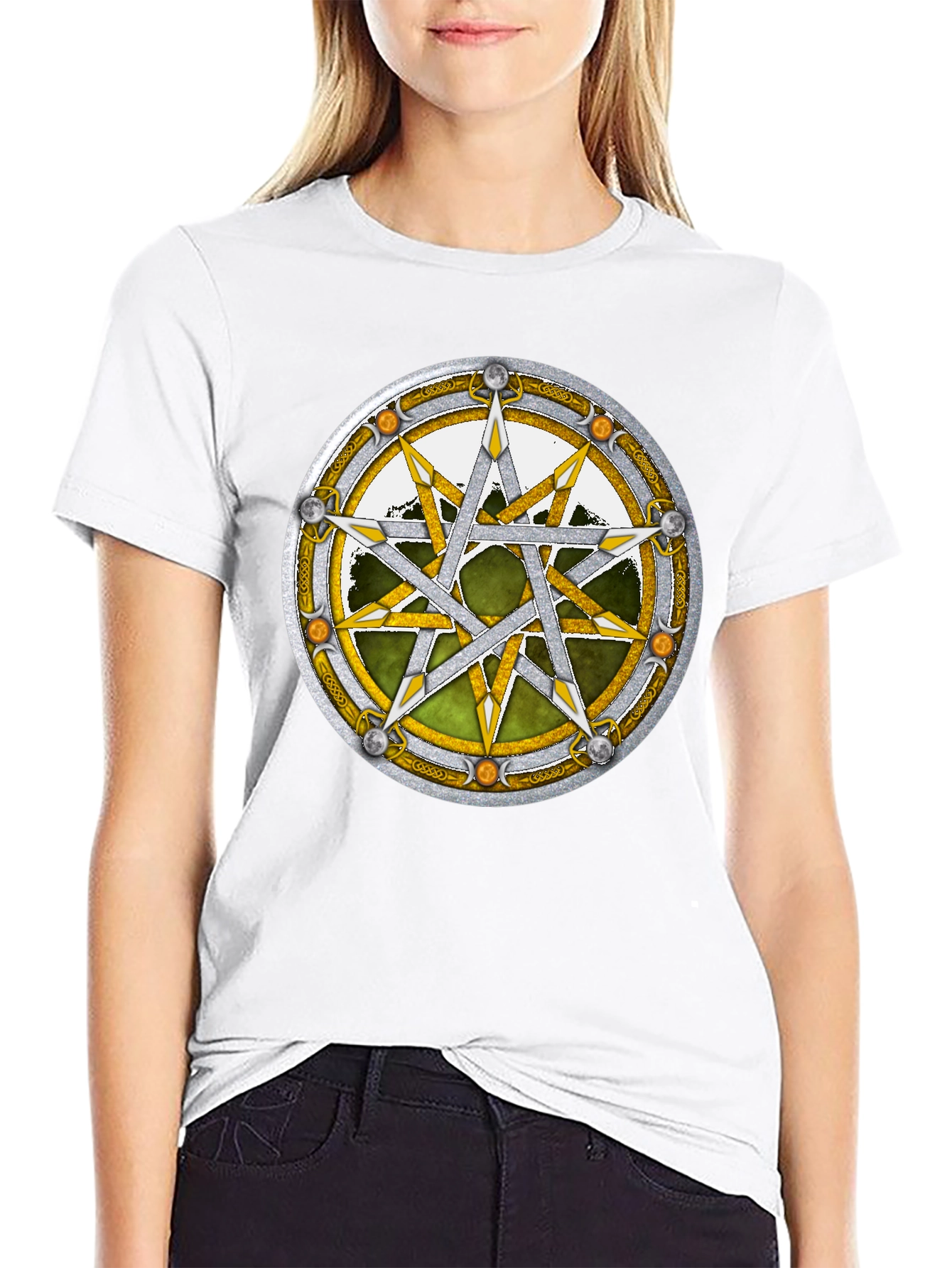 Occult Star Symbol Black T-Shirt