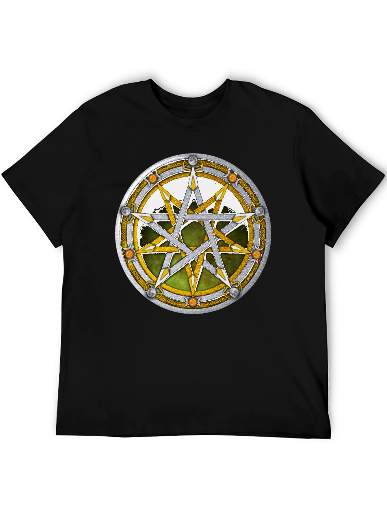Occult Star Symbol Black T-Shirt