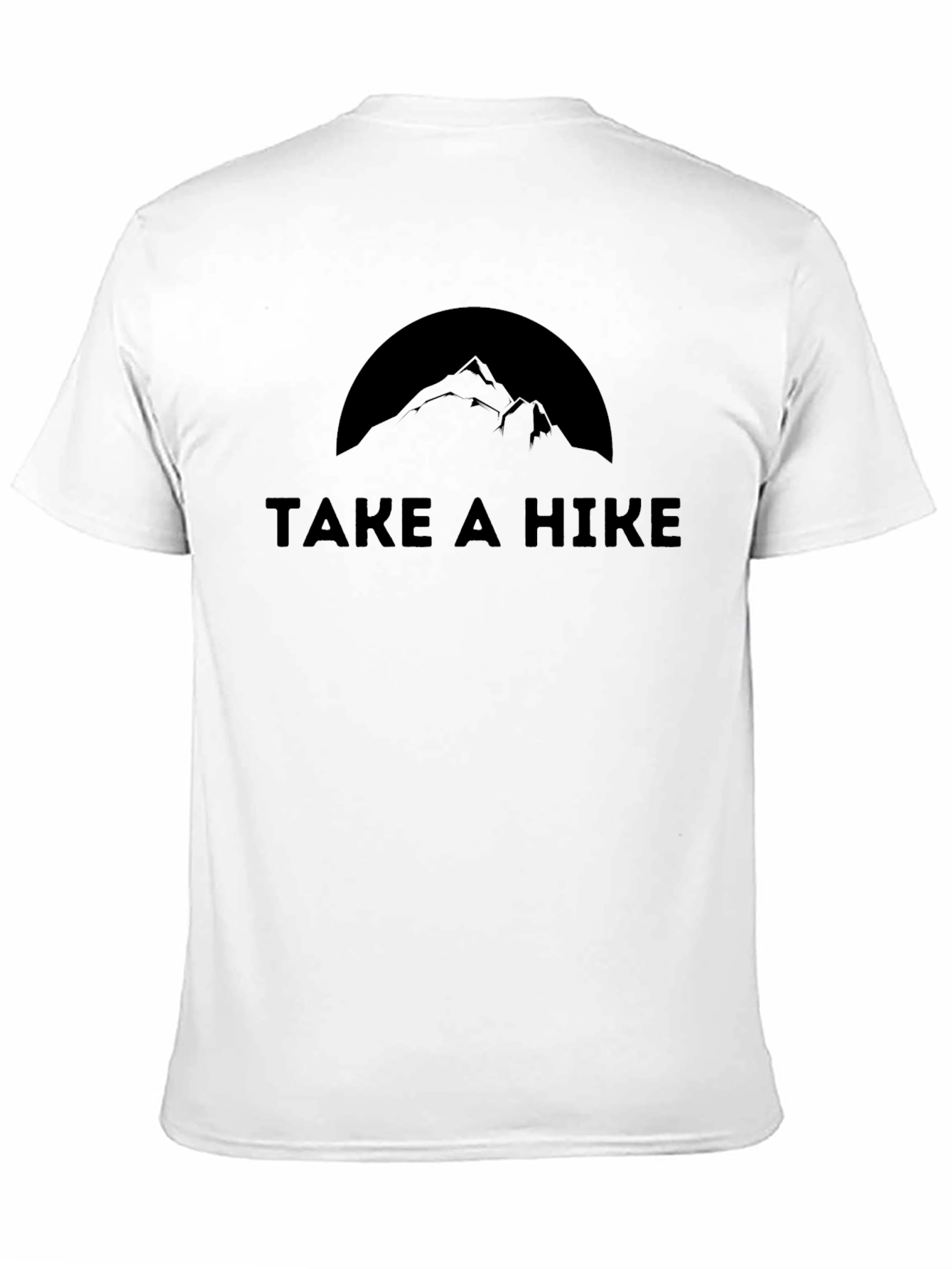 Mens Take a Hike Graphic Tee - Black